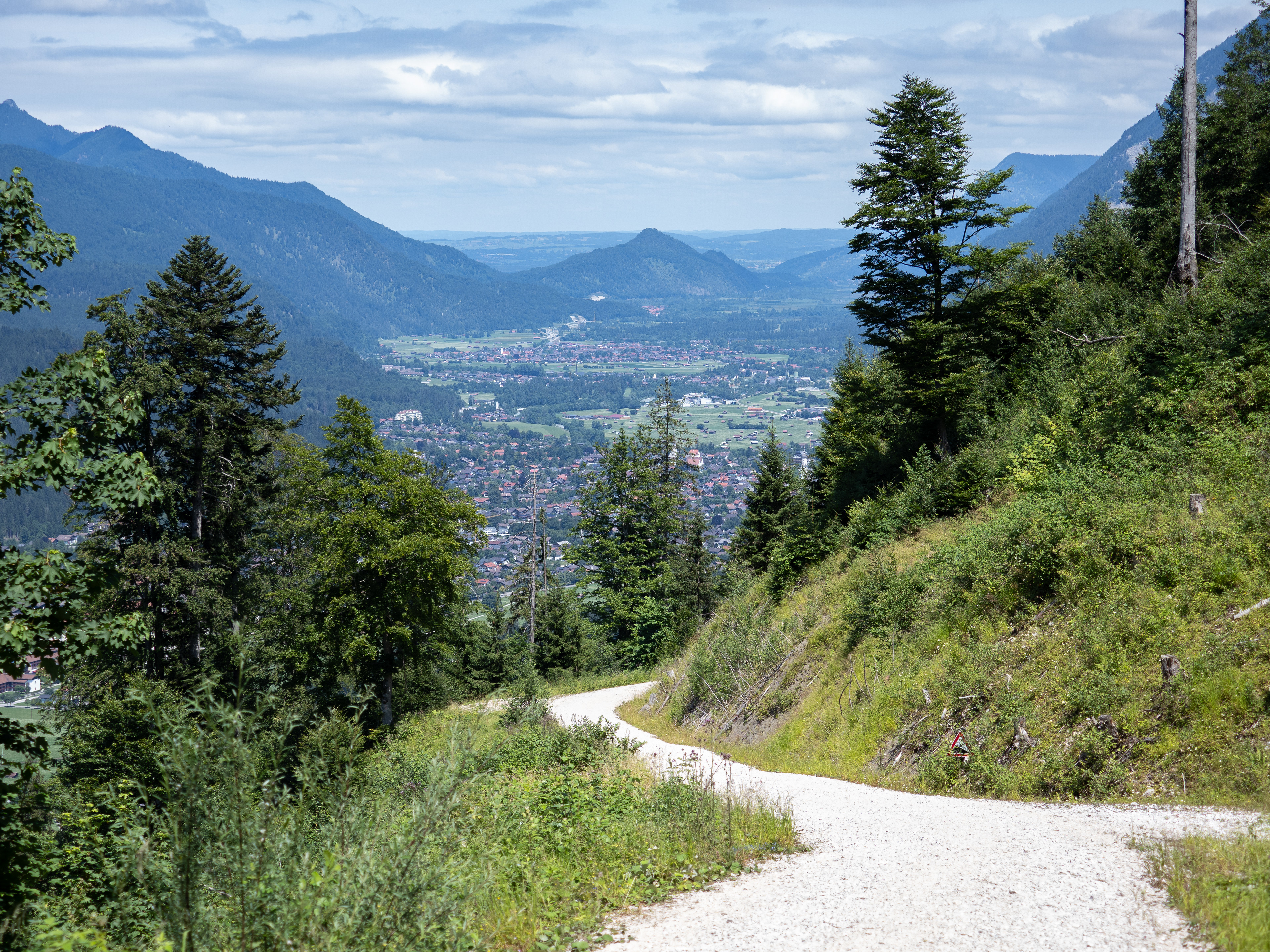Blick auf Garmisch-Partenkirchen