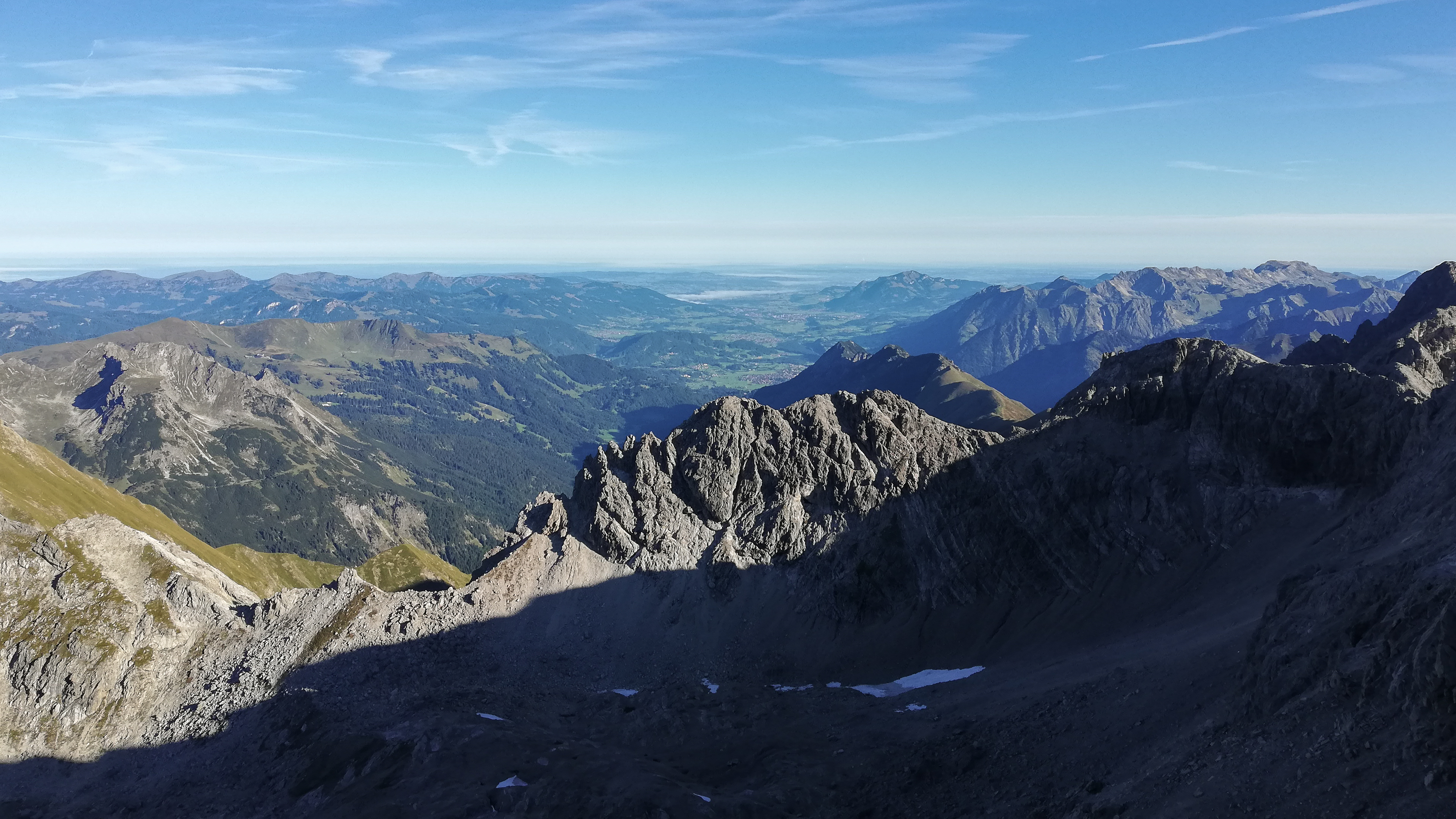 Blick nach Oberstdorf