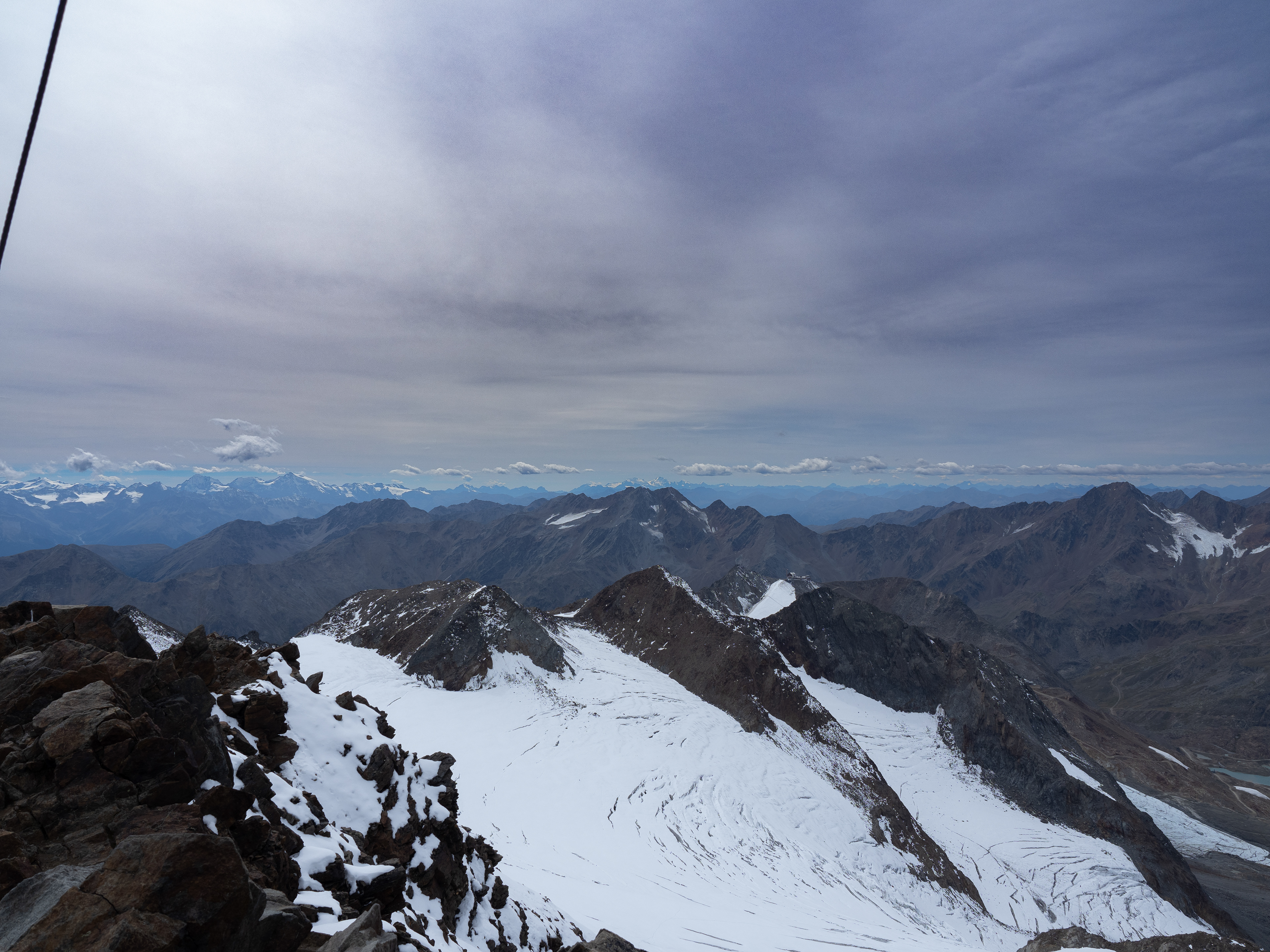 Blick Richtung Berninagruppe