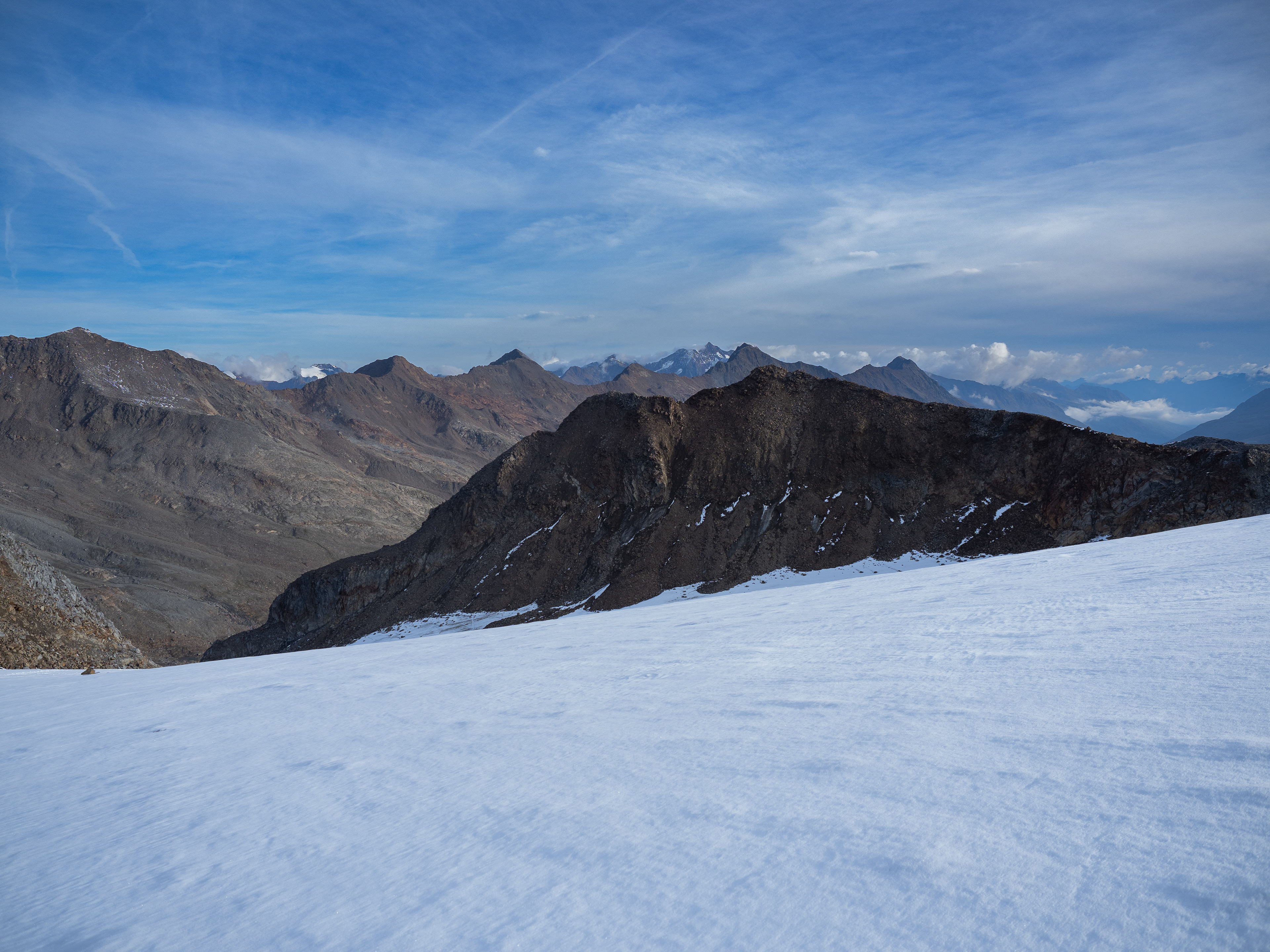 Blick zum Kreuz- und Marzellkamm