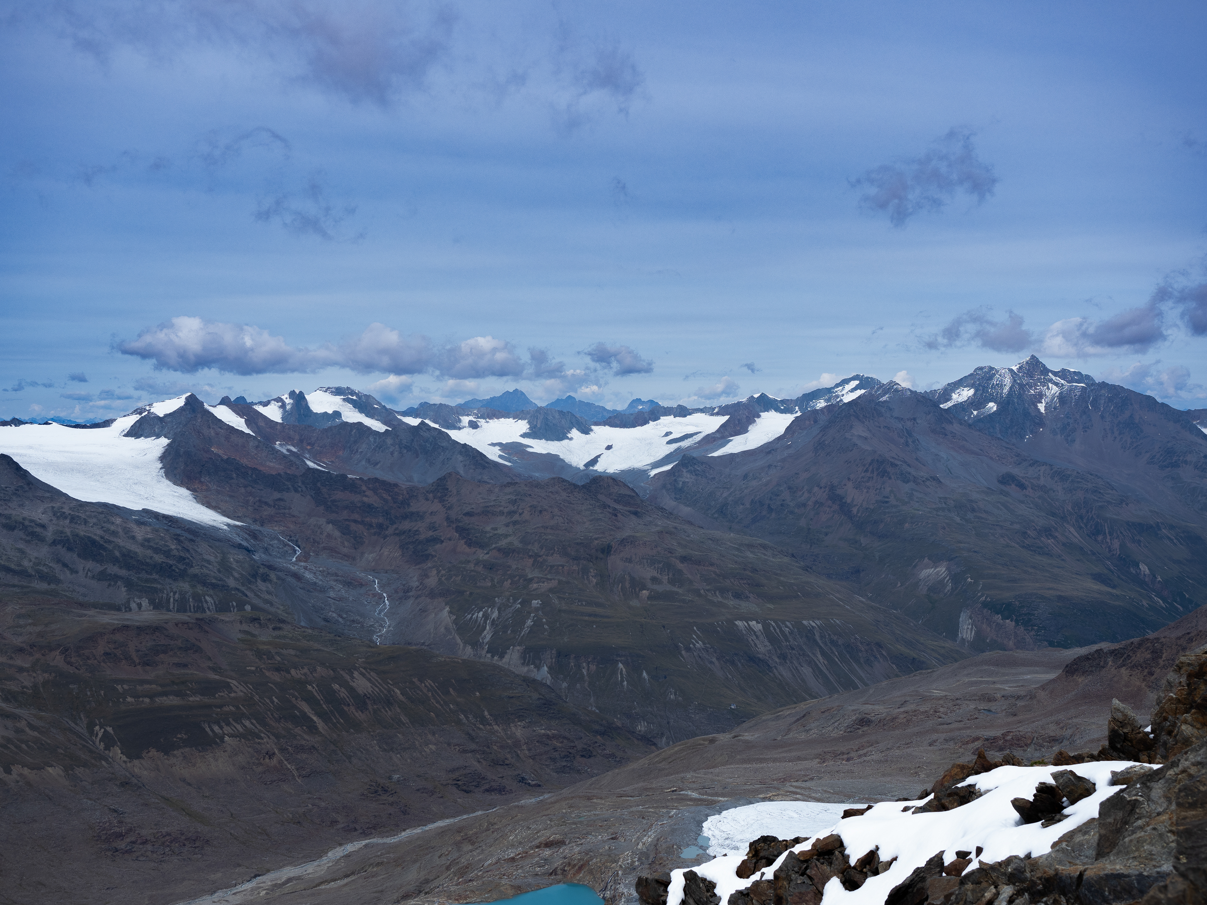 Vernagtferner (Mitte) und Wildspitze