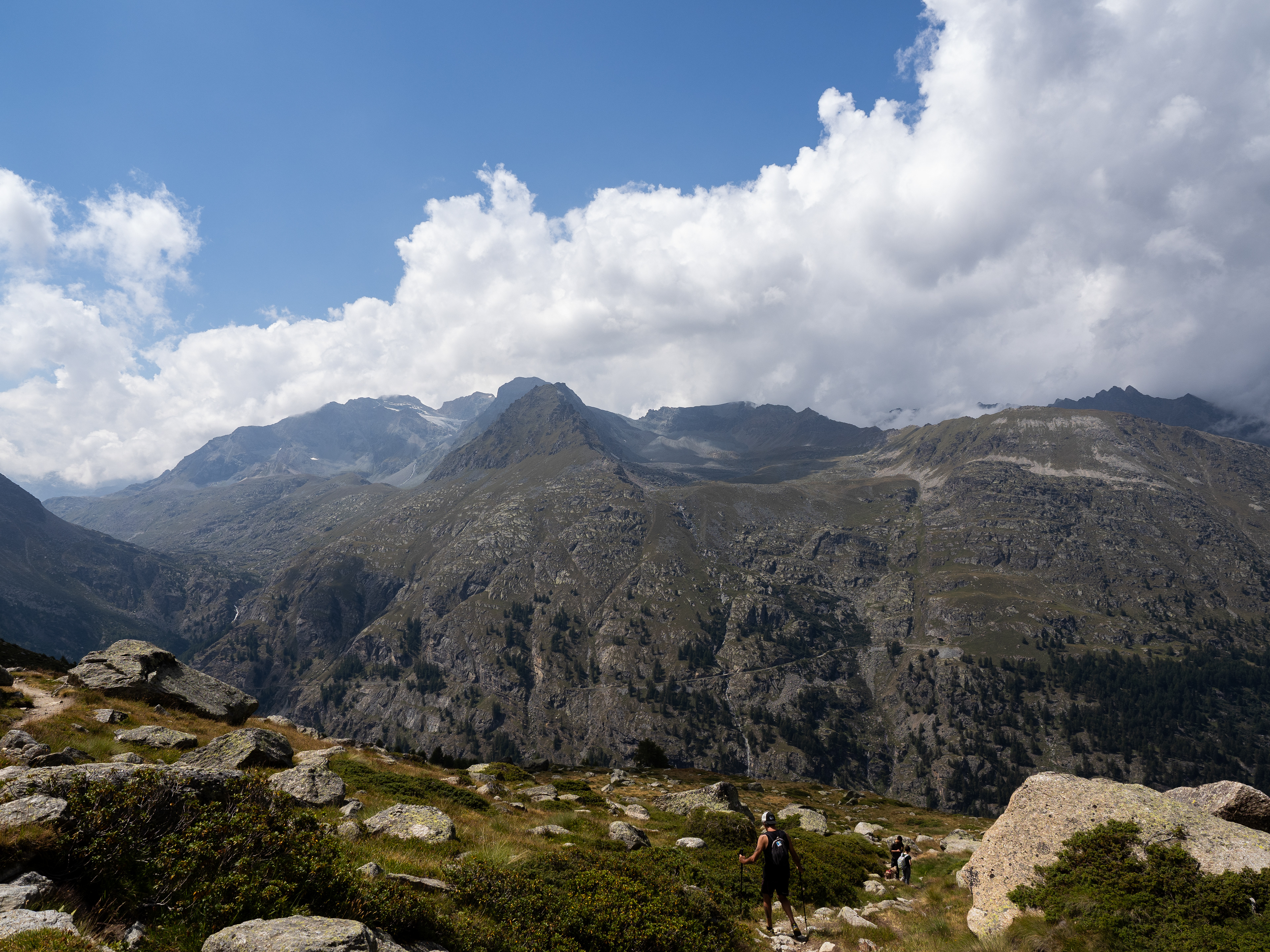 Zustieg zum Rifugio Chabod