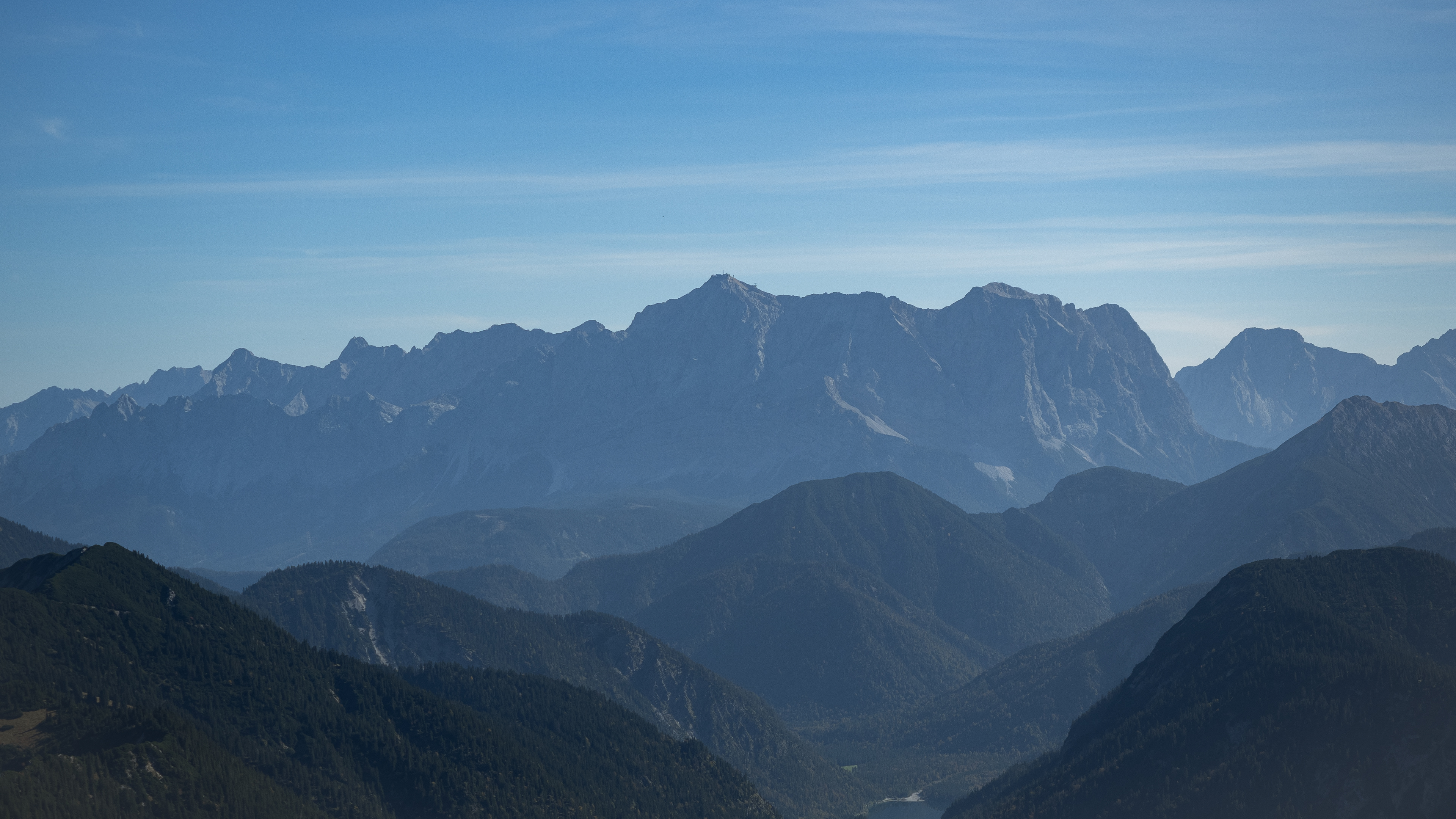 Wettersteingebirge mit der Zusgpitze