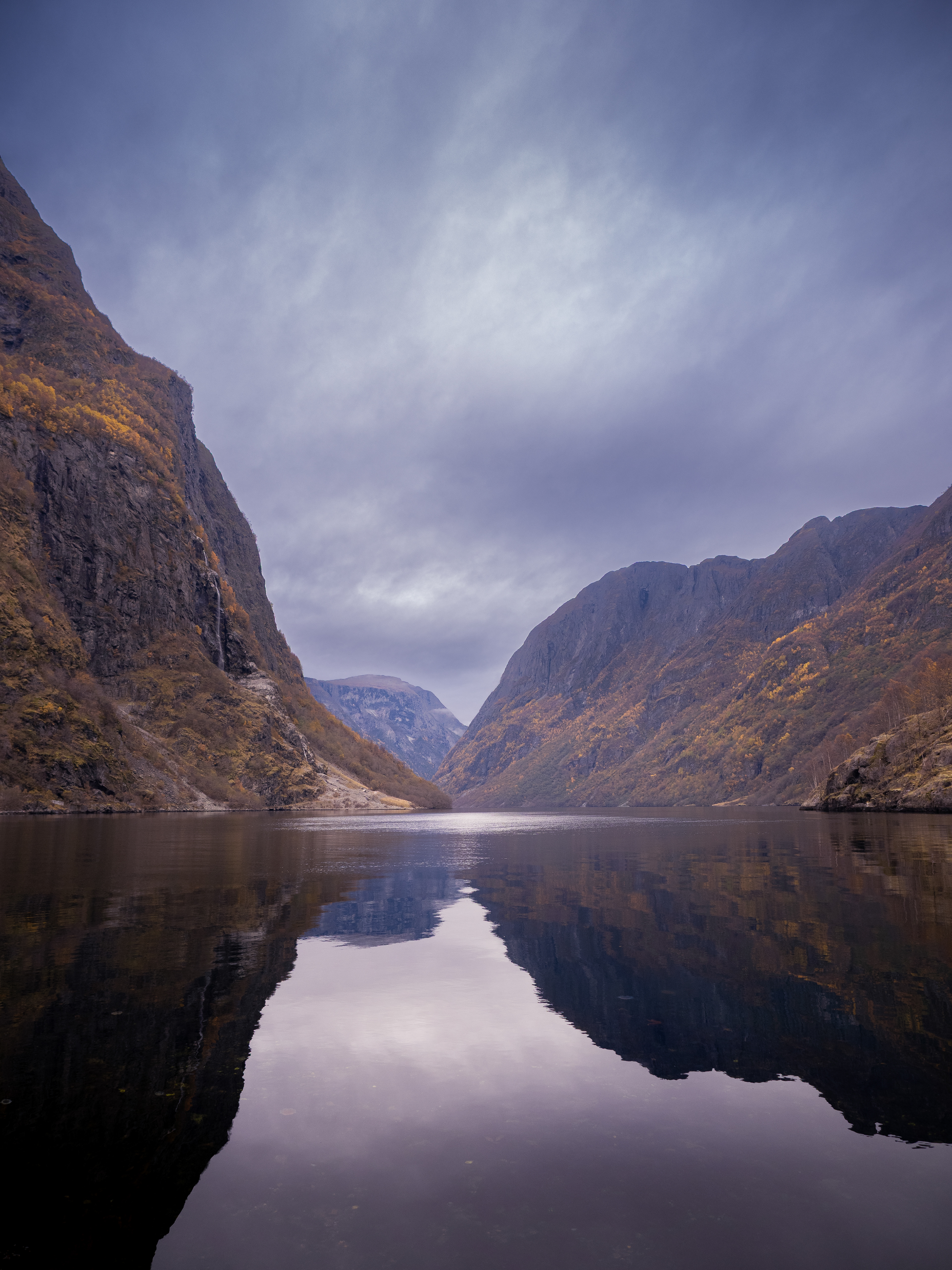 Ende des Nærøyfjord bei Gudvangen