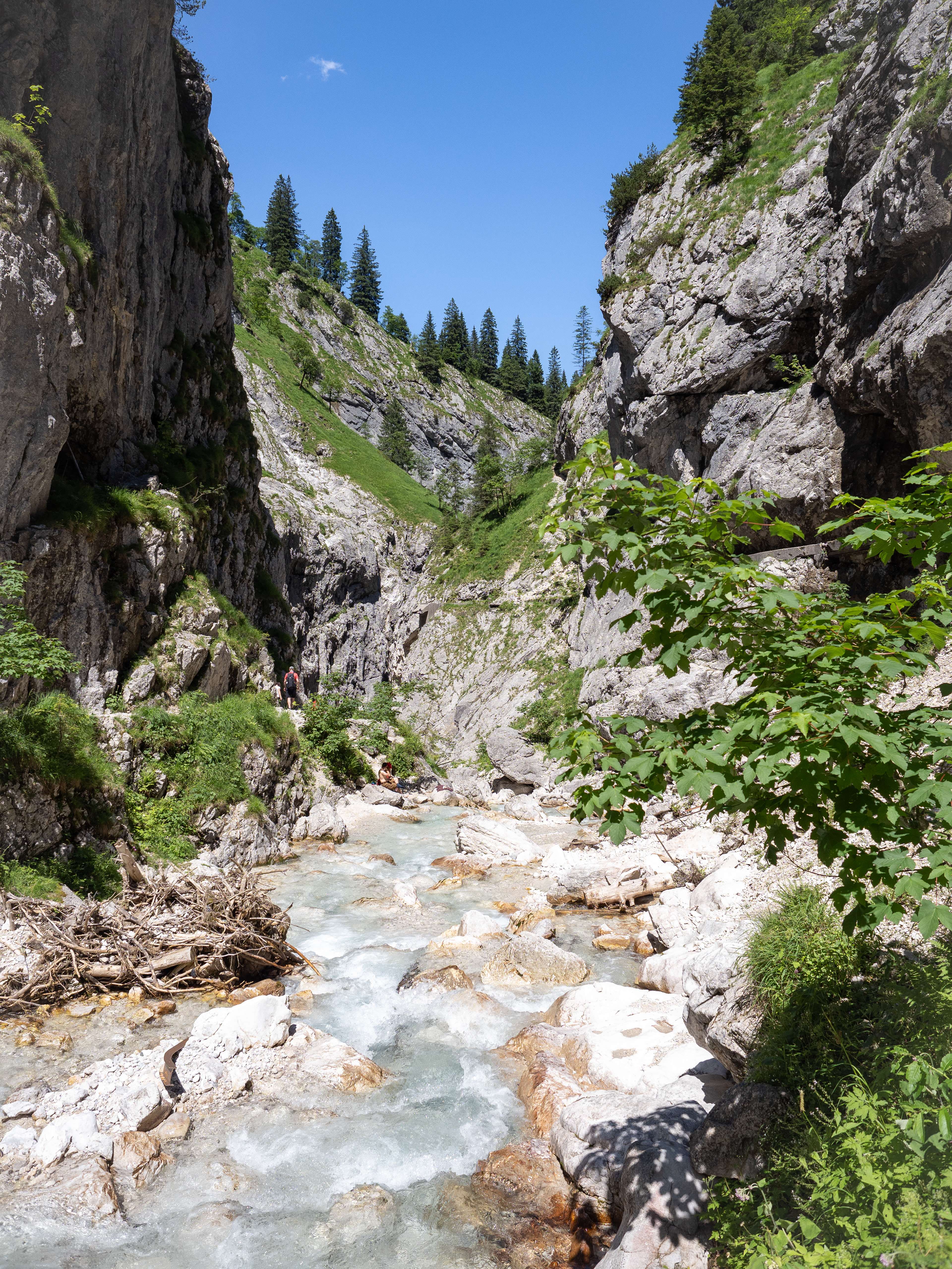 Am Ausgang der Klamm