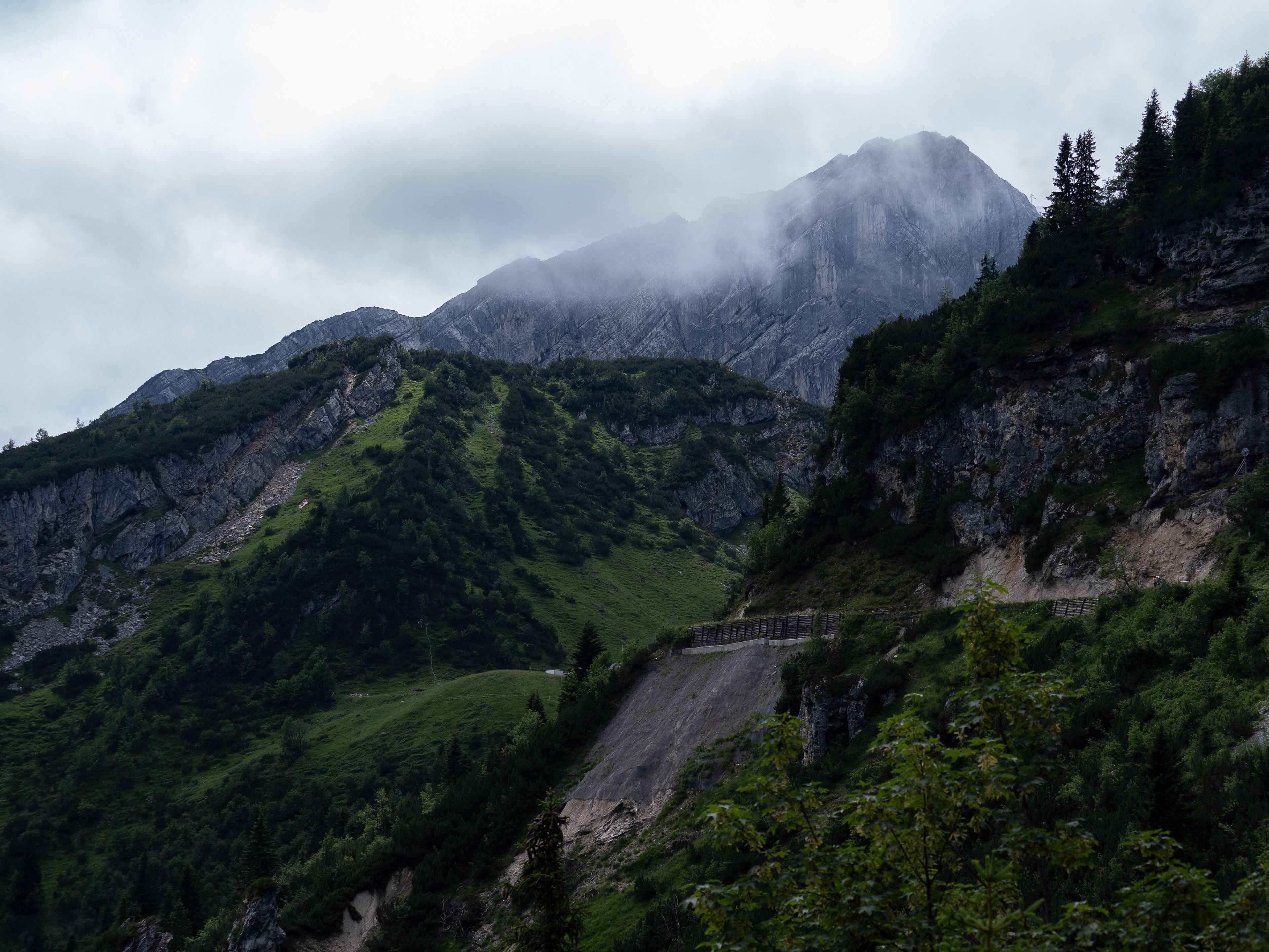 Wenig später waren die Wolken schon wieder zurück.