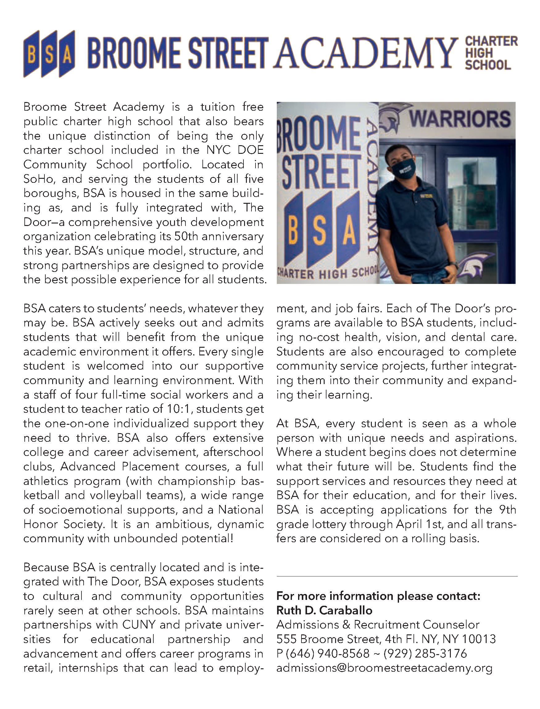 BSA media advertorial