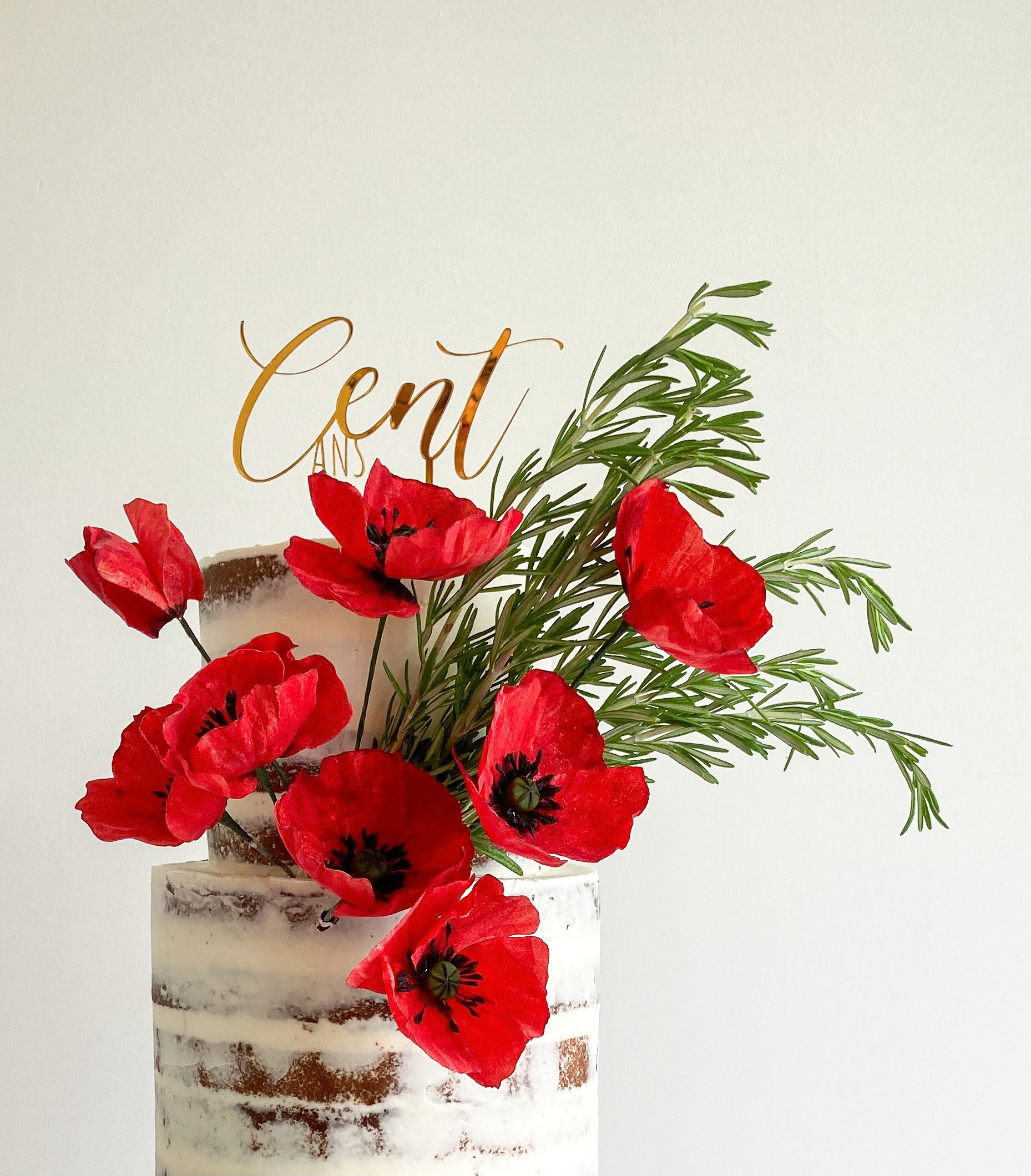 Réalisation d'un Cake topper (Anniversaire)
