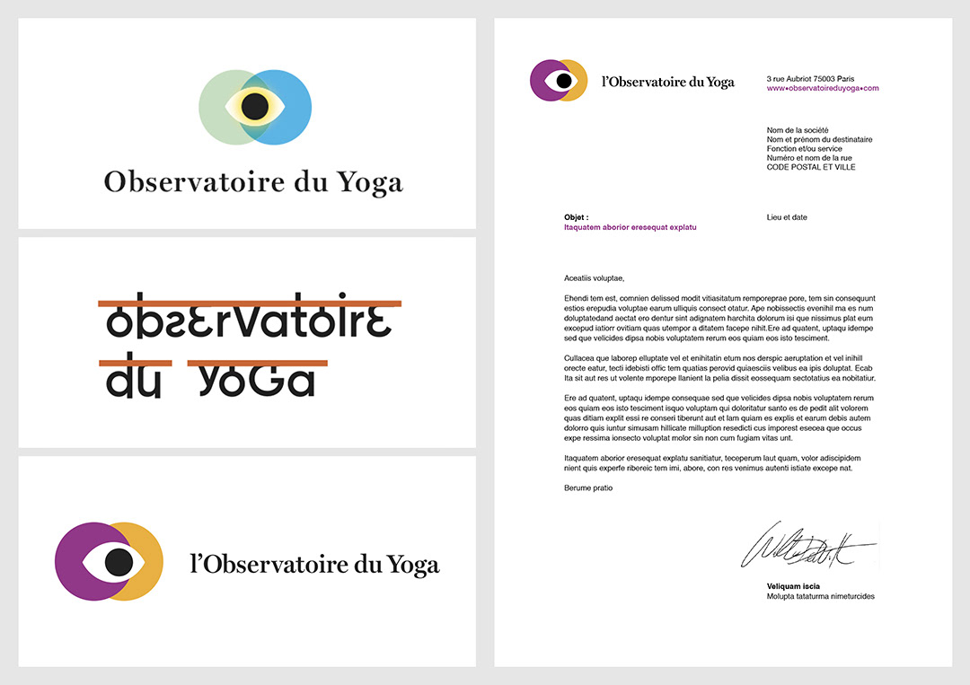 Création du logo de l'observatoire du yoga