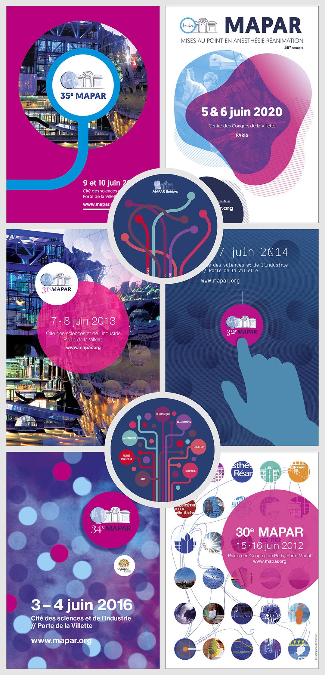 Création du visuel du congrès annuel et du visuel de couverture du guide des protocoles