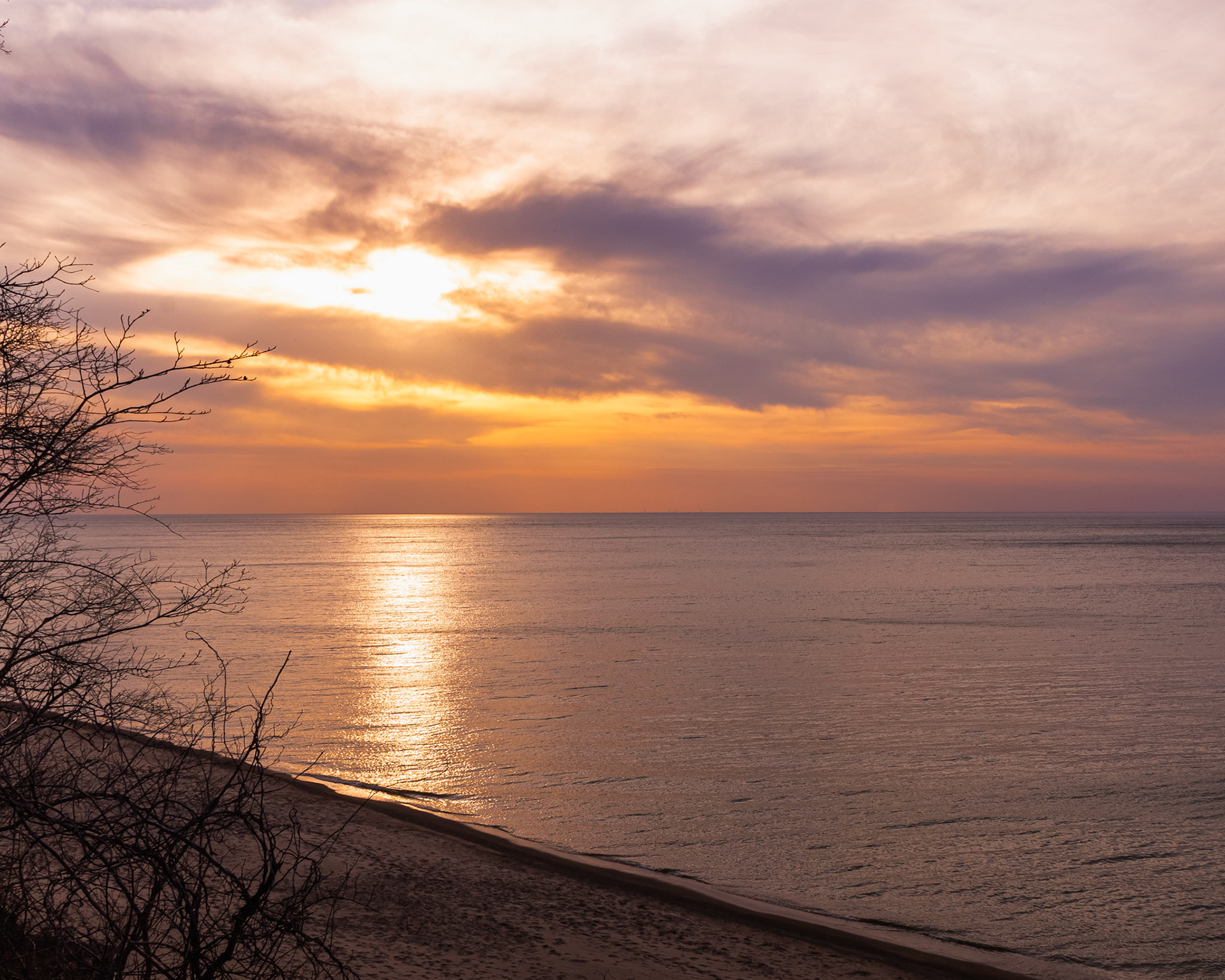 Landscape at Mount Baldy in Dunes National Park.