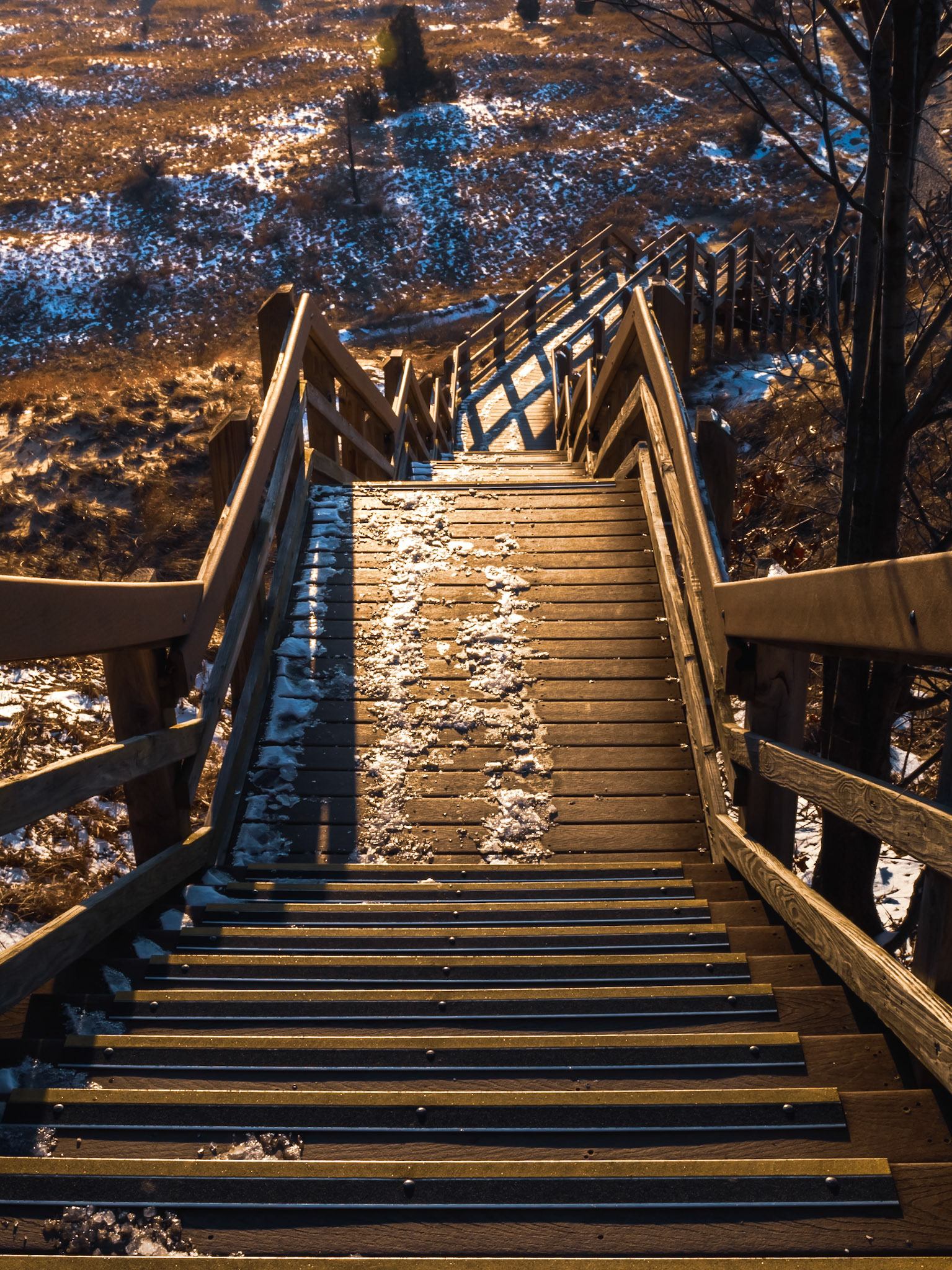Landscape at West Beach in Dunes National Park.