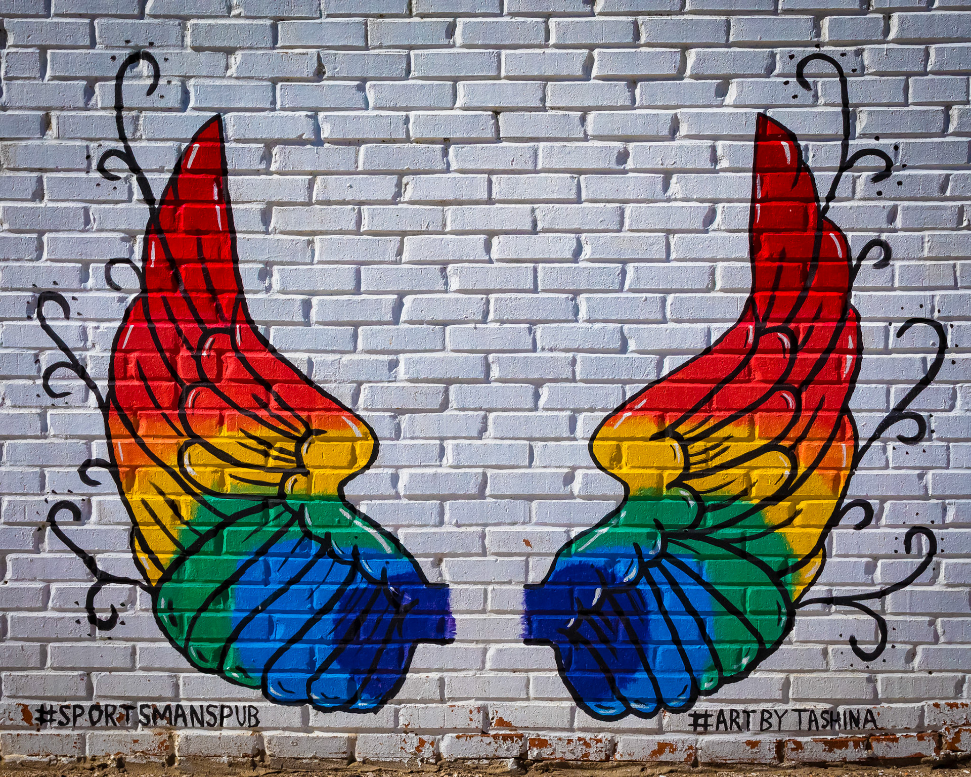 Sportsman's Pub rainbow wings in Linton, IN. Photo taken August 14, 2021.