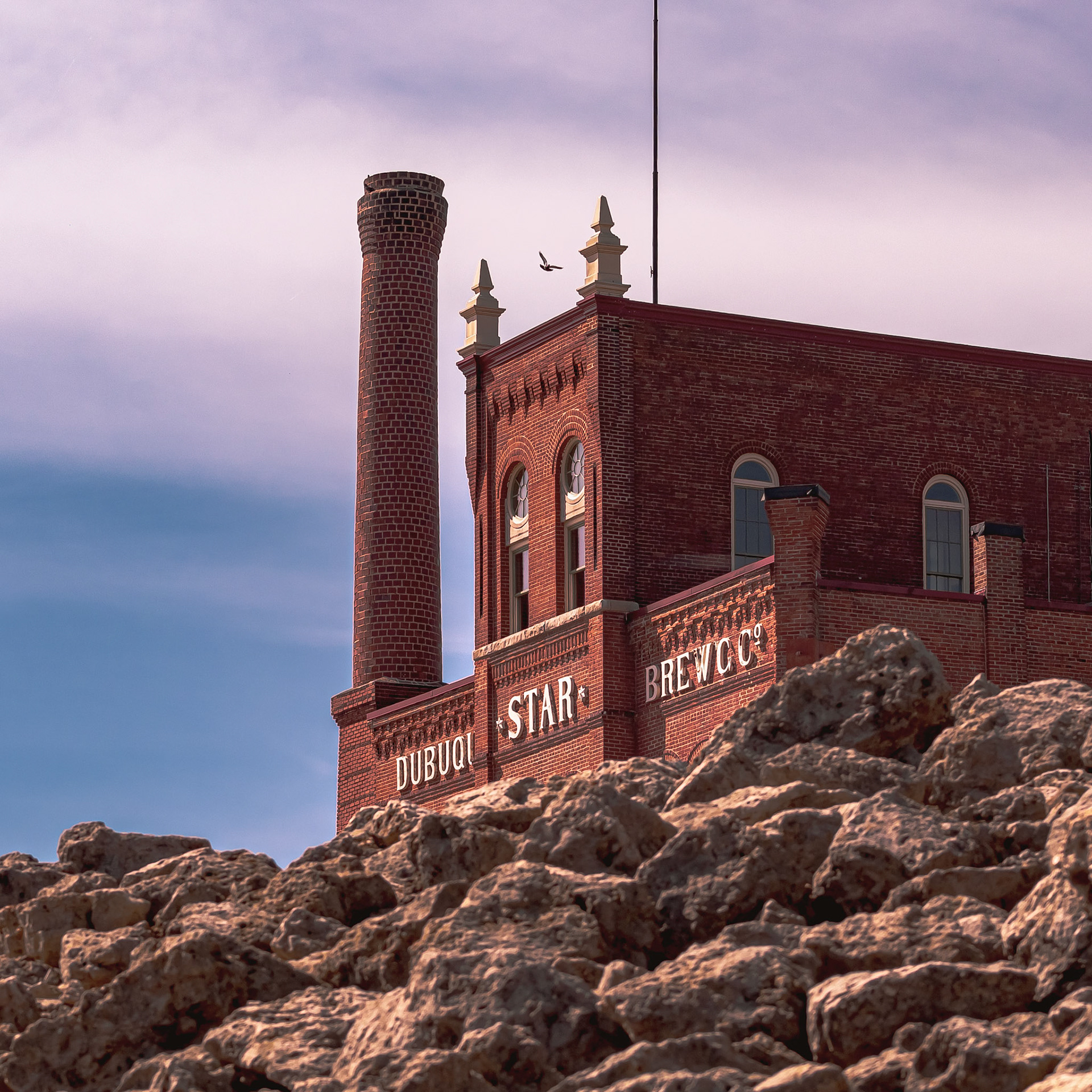 Dubuque Star Brew Co. building in Dubuque, IA.