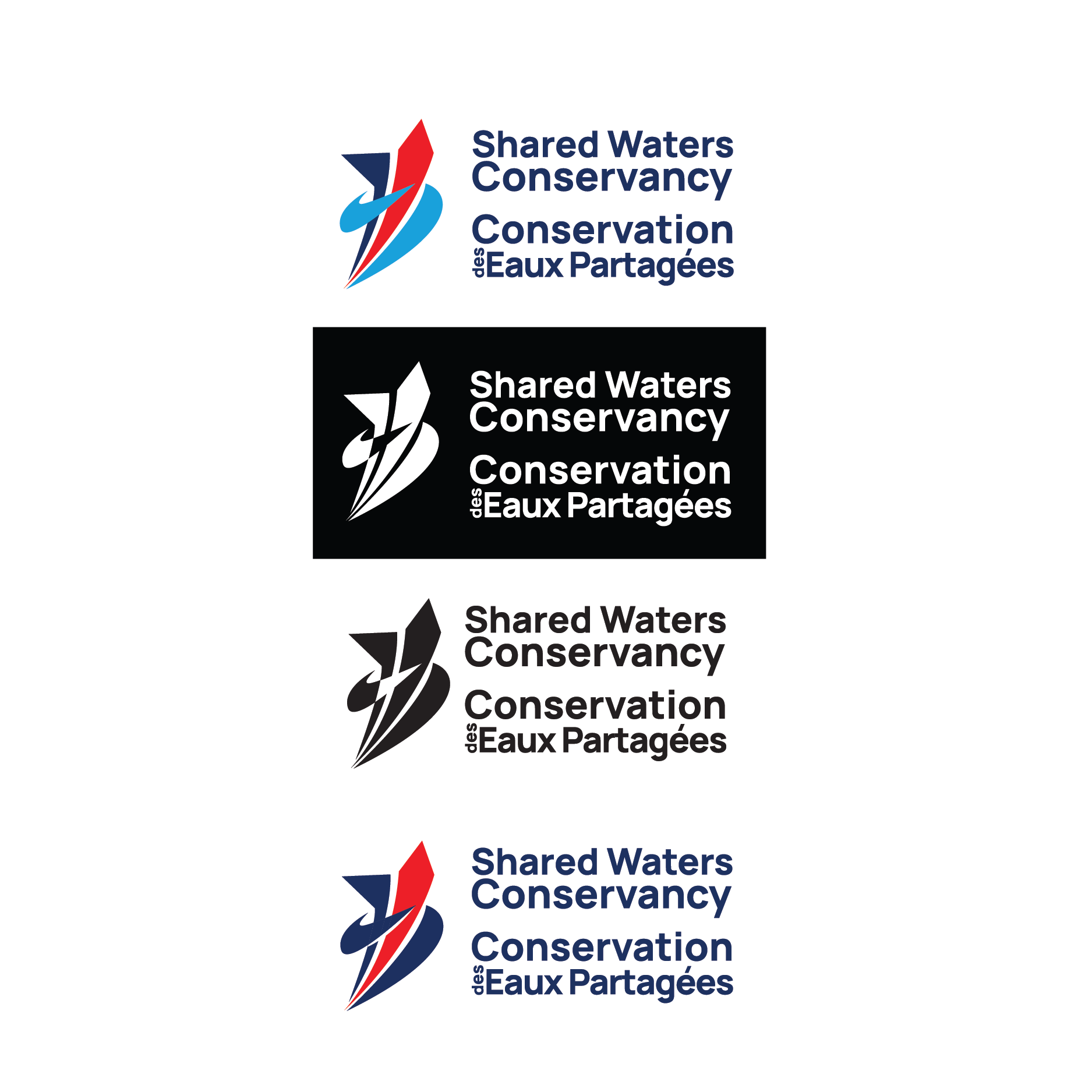 Shared Waters logo variations