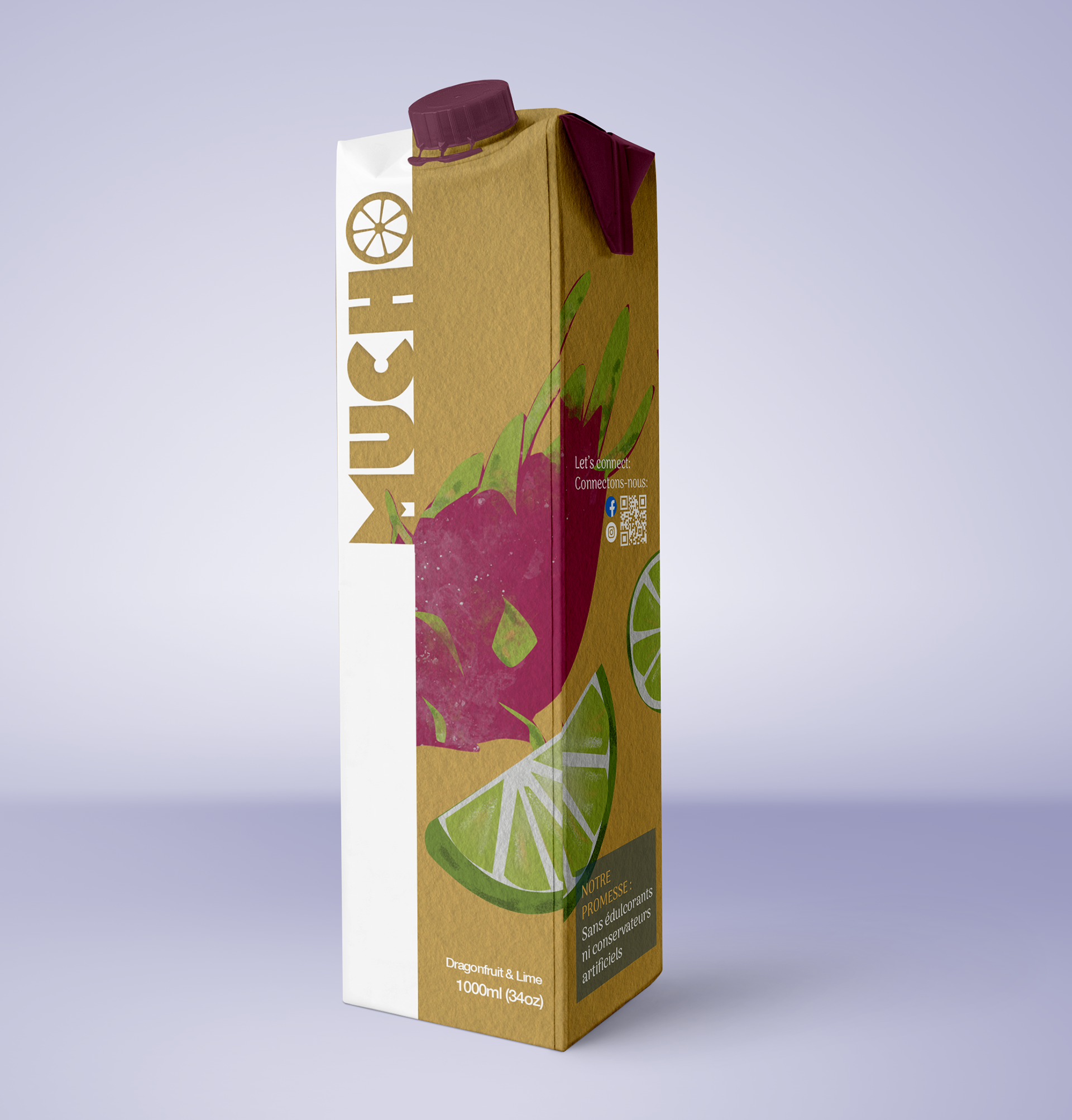 Mucho carton mockup