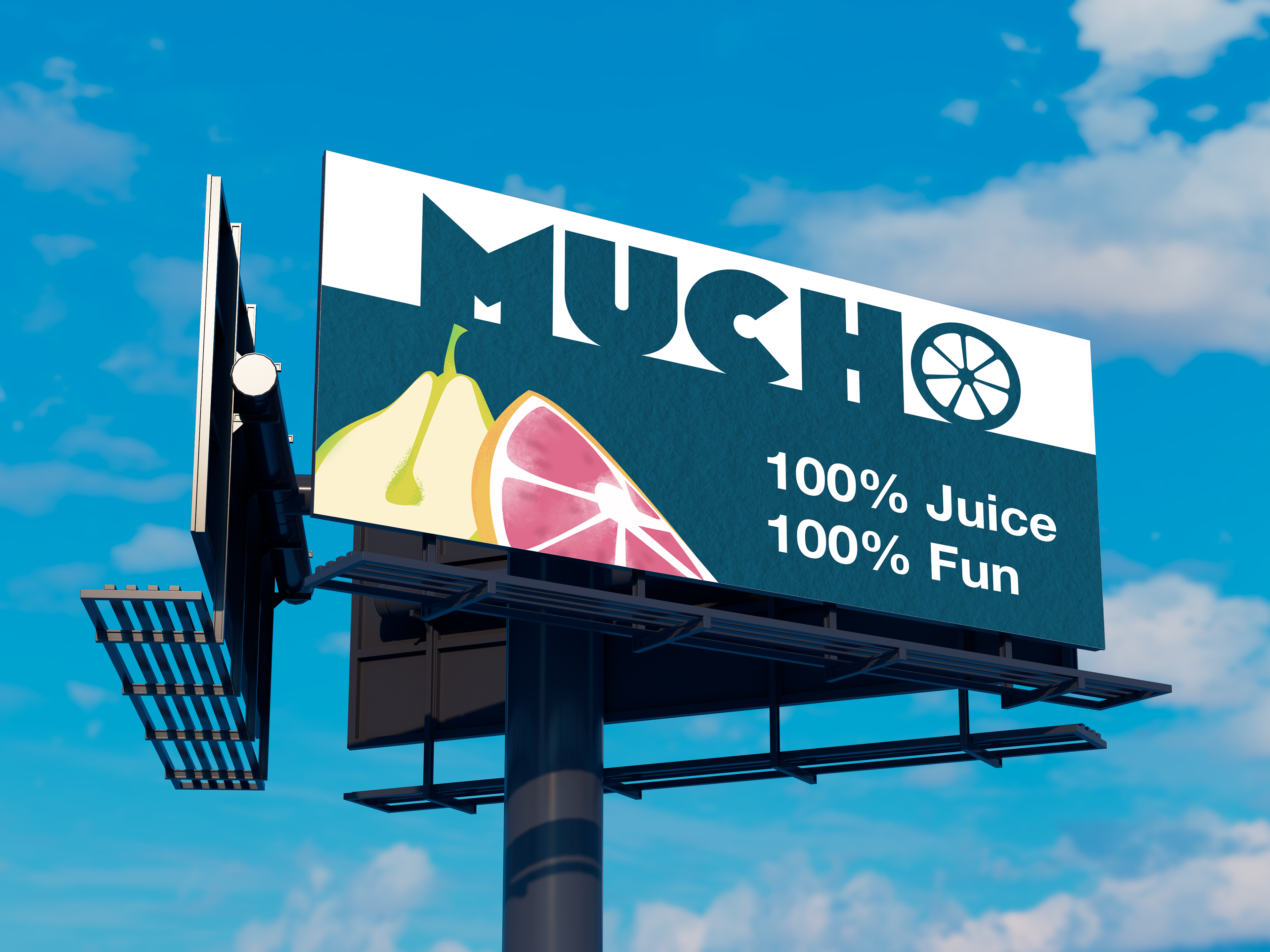 Mucho billboard mockup
