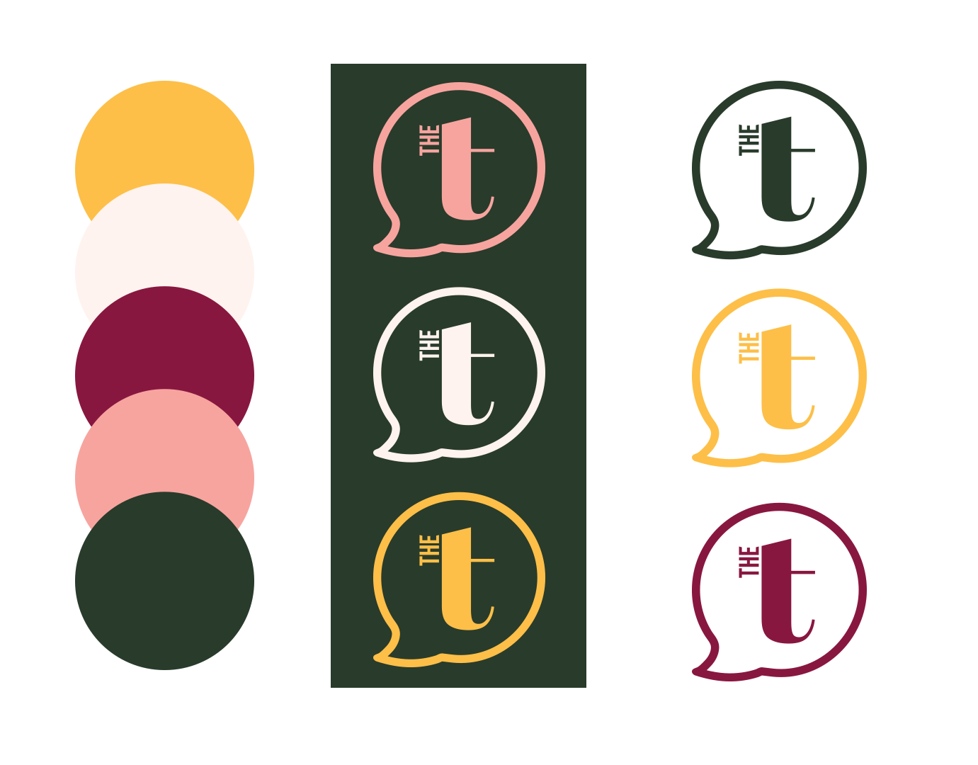 The T logo variations
