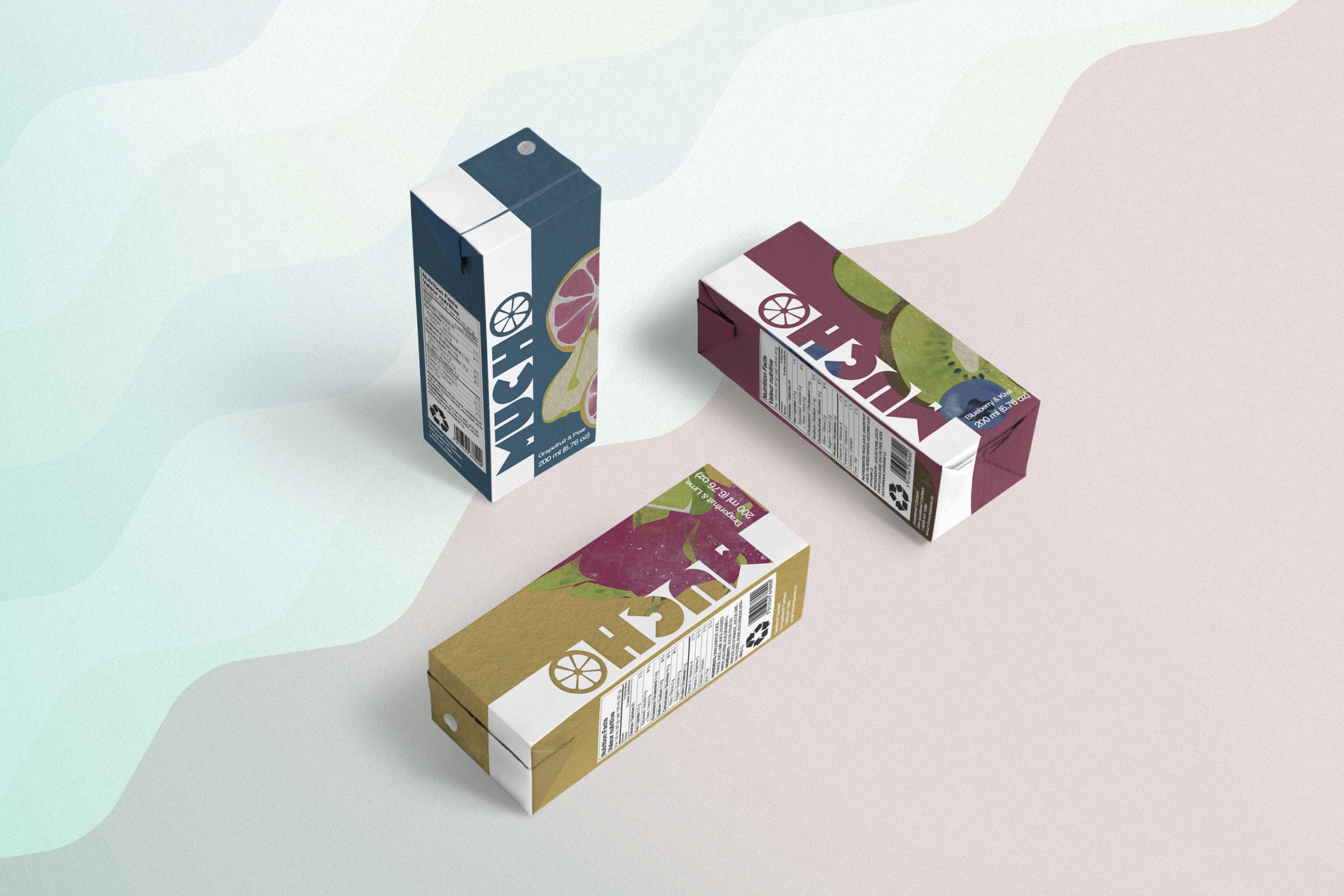 Mucho juice box mockup