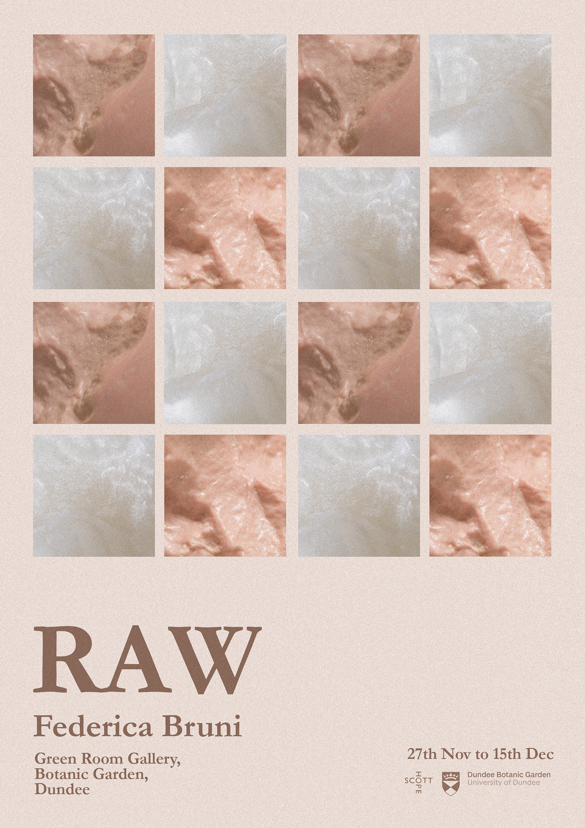 Federica Bruni 'Raw' Exhibition @ Dundee Botanical Gardens