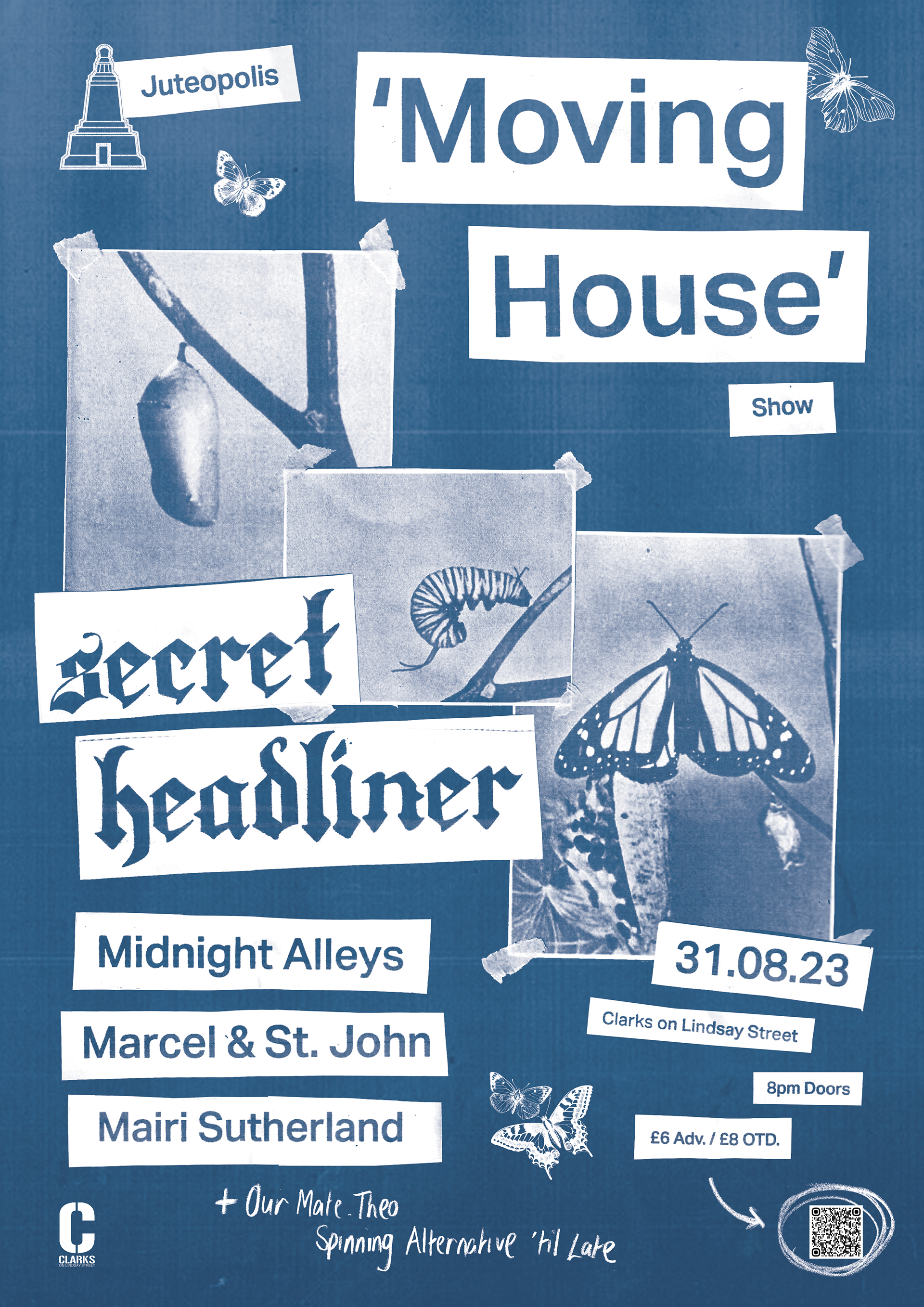 Juteopolis 'Moving House' with Theo Bleak @ Clarks