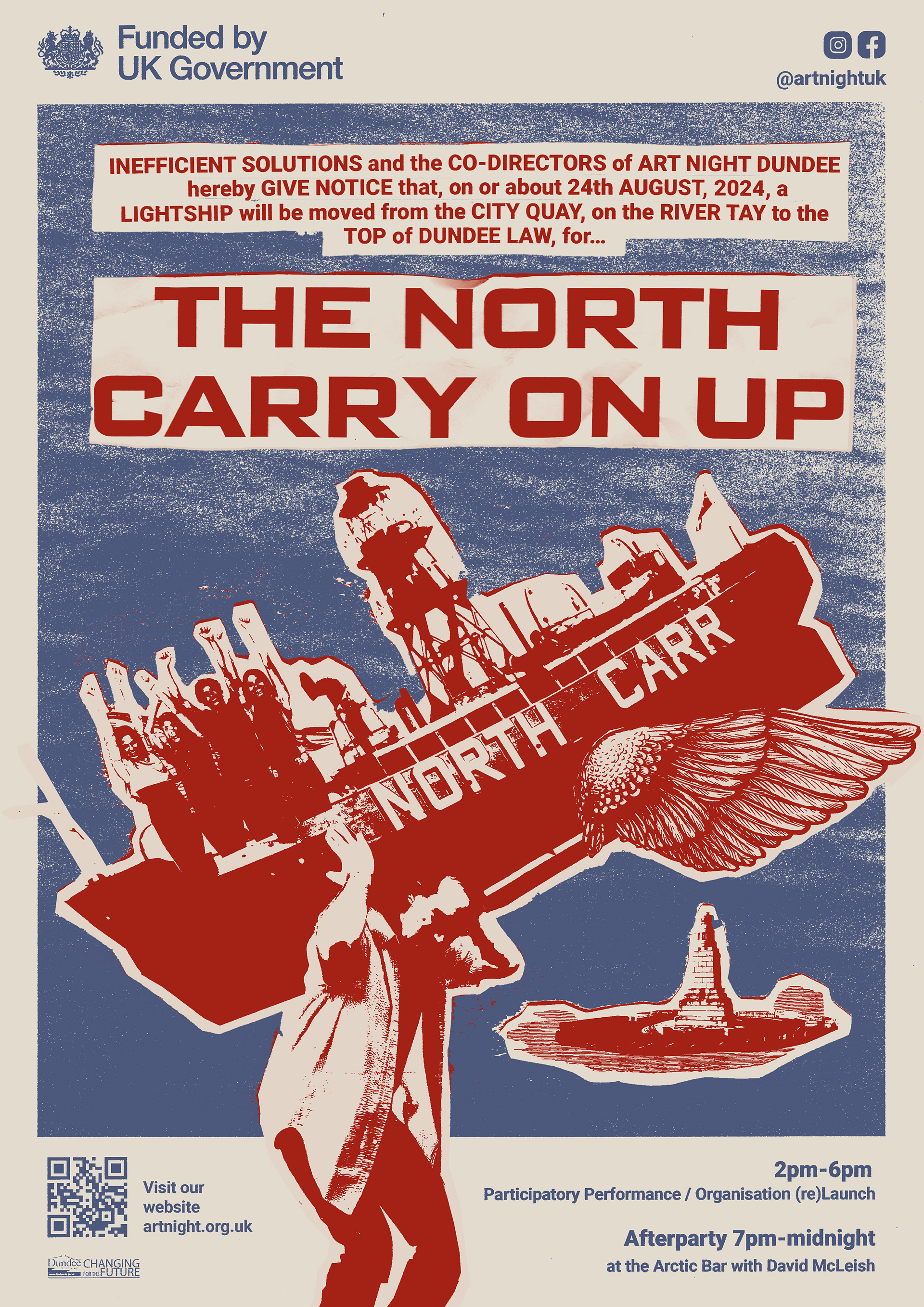 Art Night UK 'The North Carry On Up' Performance