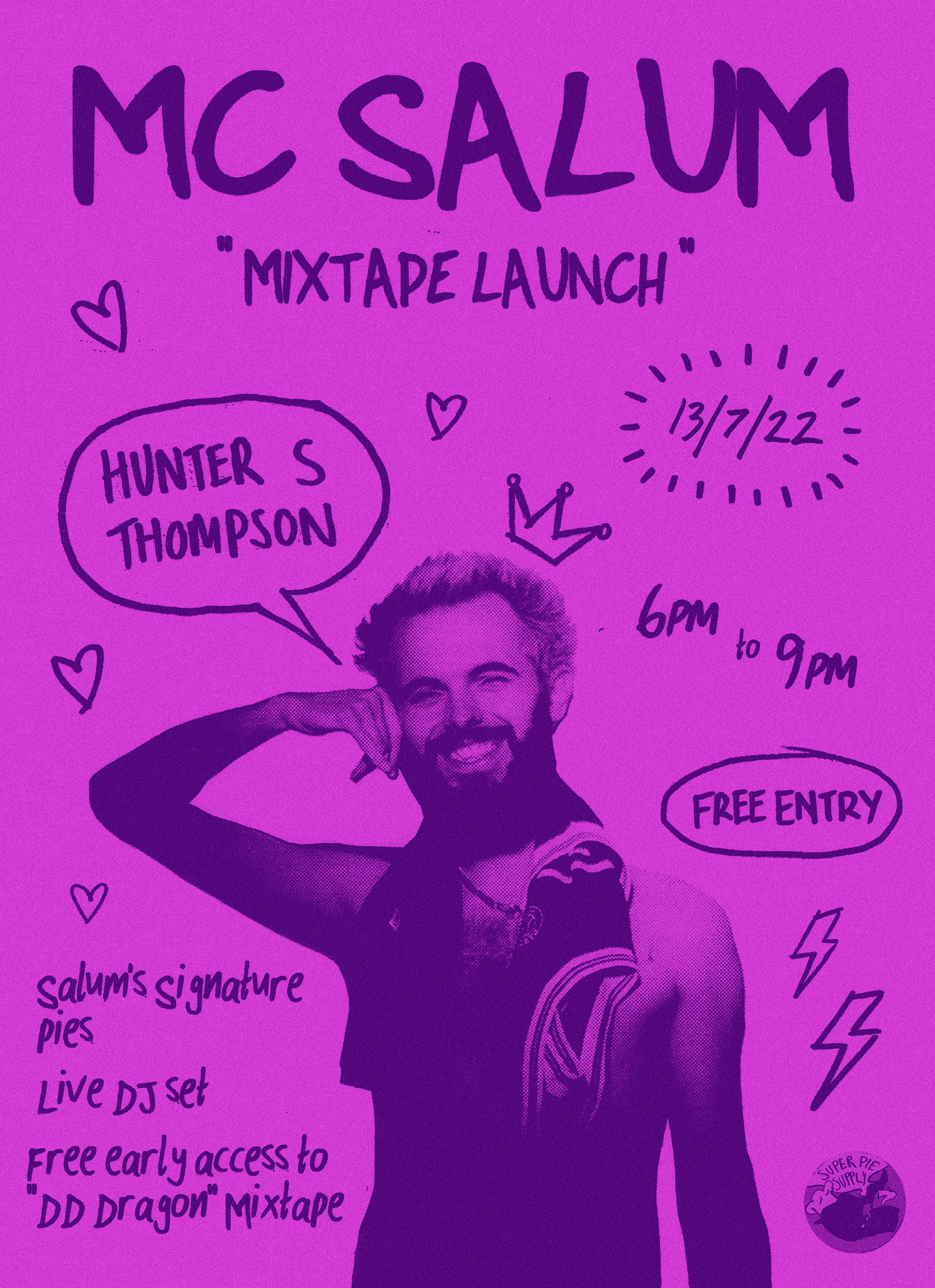 MC Salum Mixtape Launch @ The Hunter S Thompson