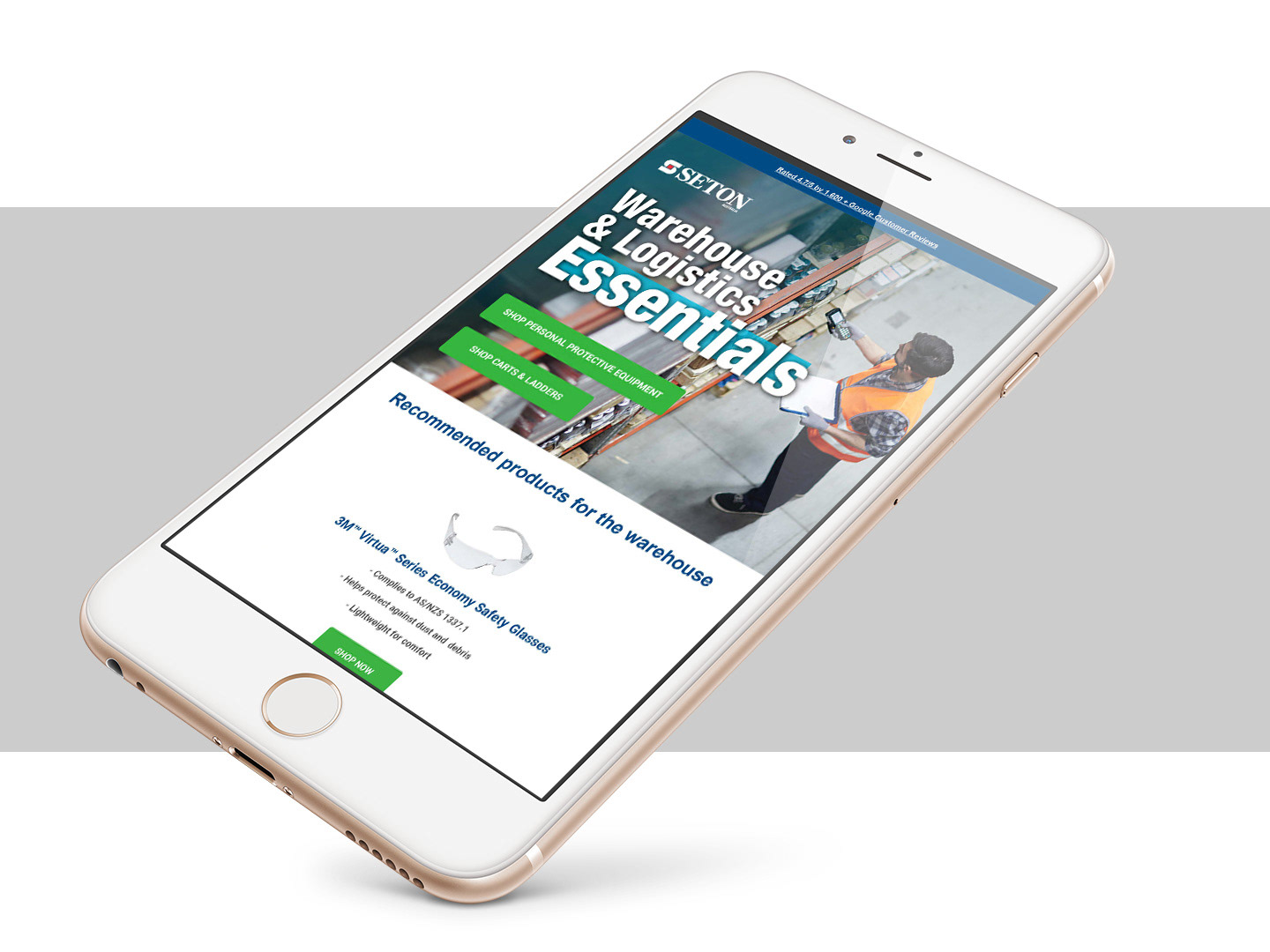 Seton Warehouse Email Design