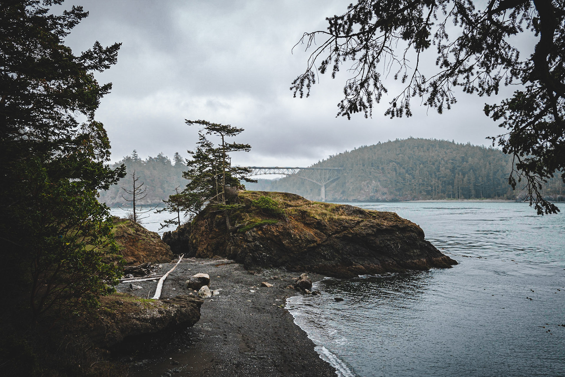 Deception Pass, Moody Landscape