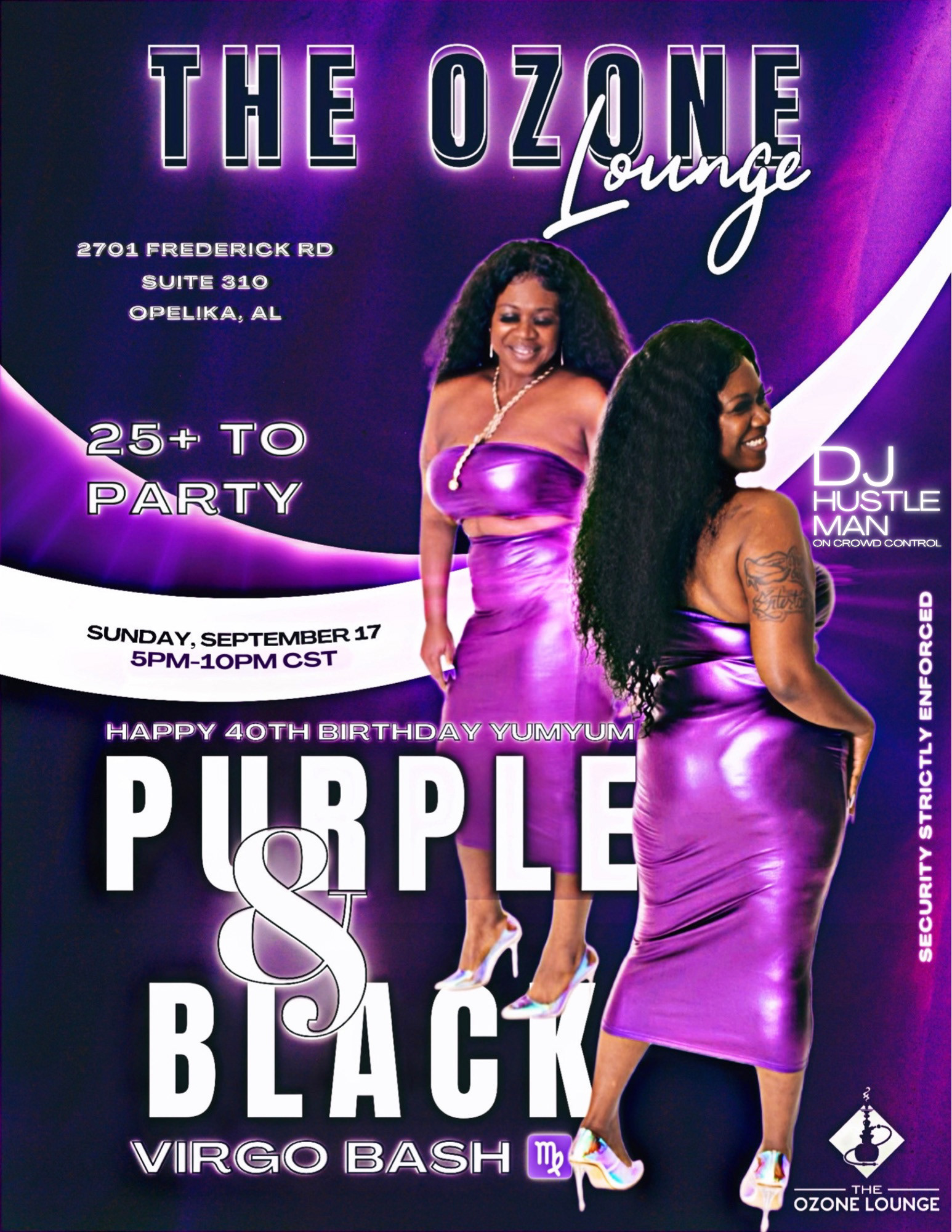 40th Birthday Flyer