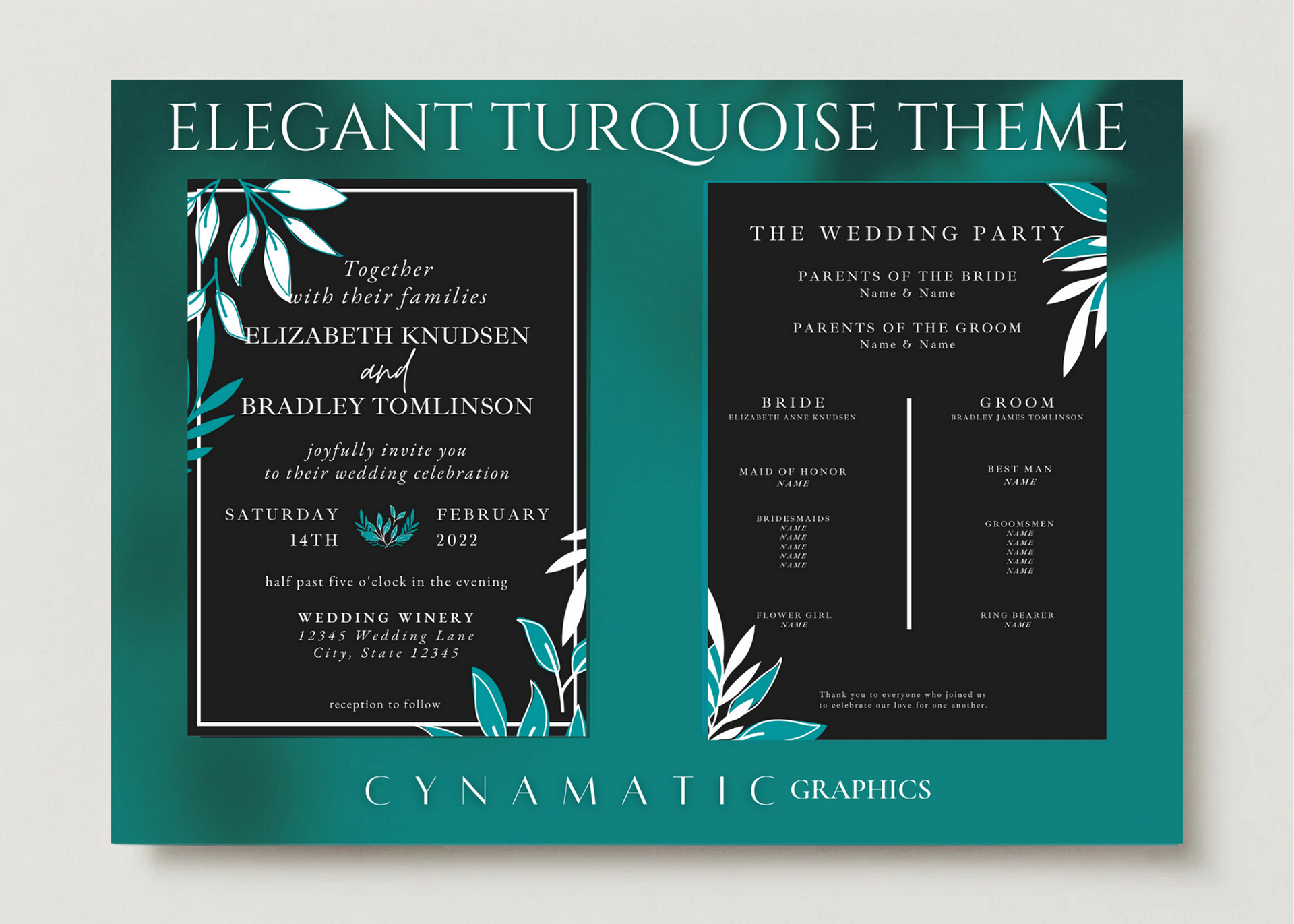 Wedding Invitation Mockup 2022