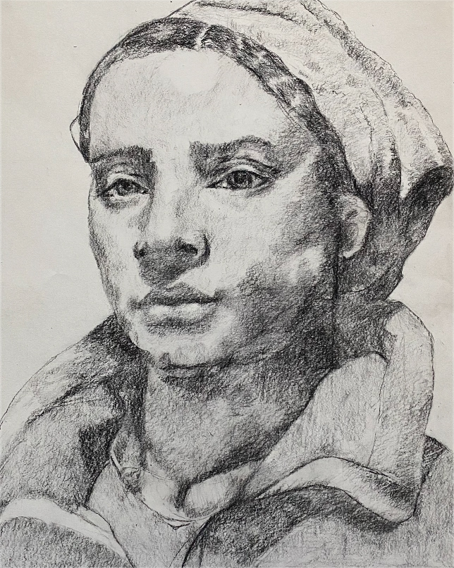 Charcoal drawing, 2021