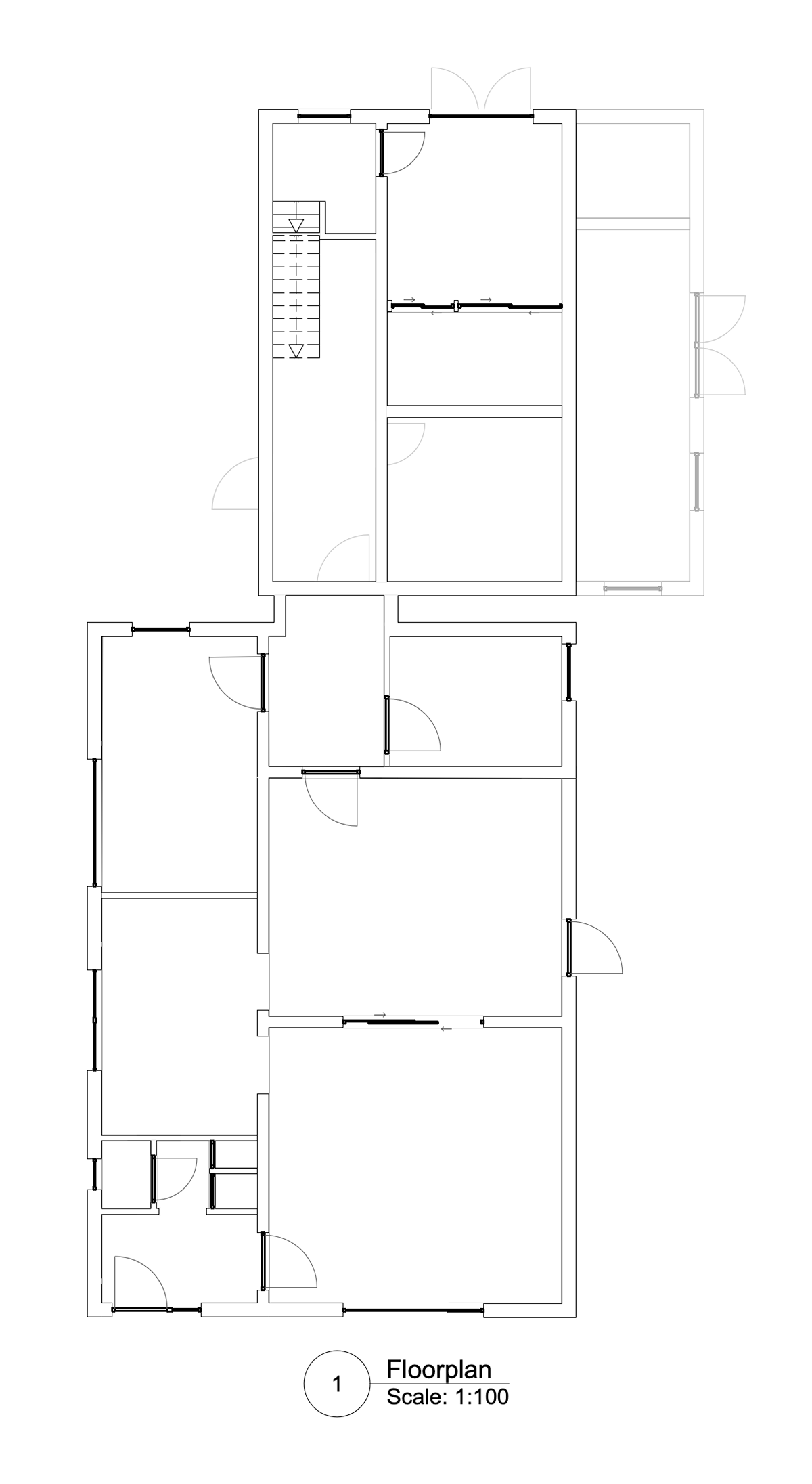 Beganegrond + aanbouw