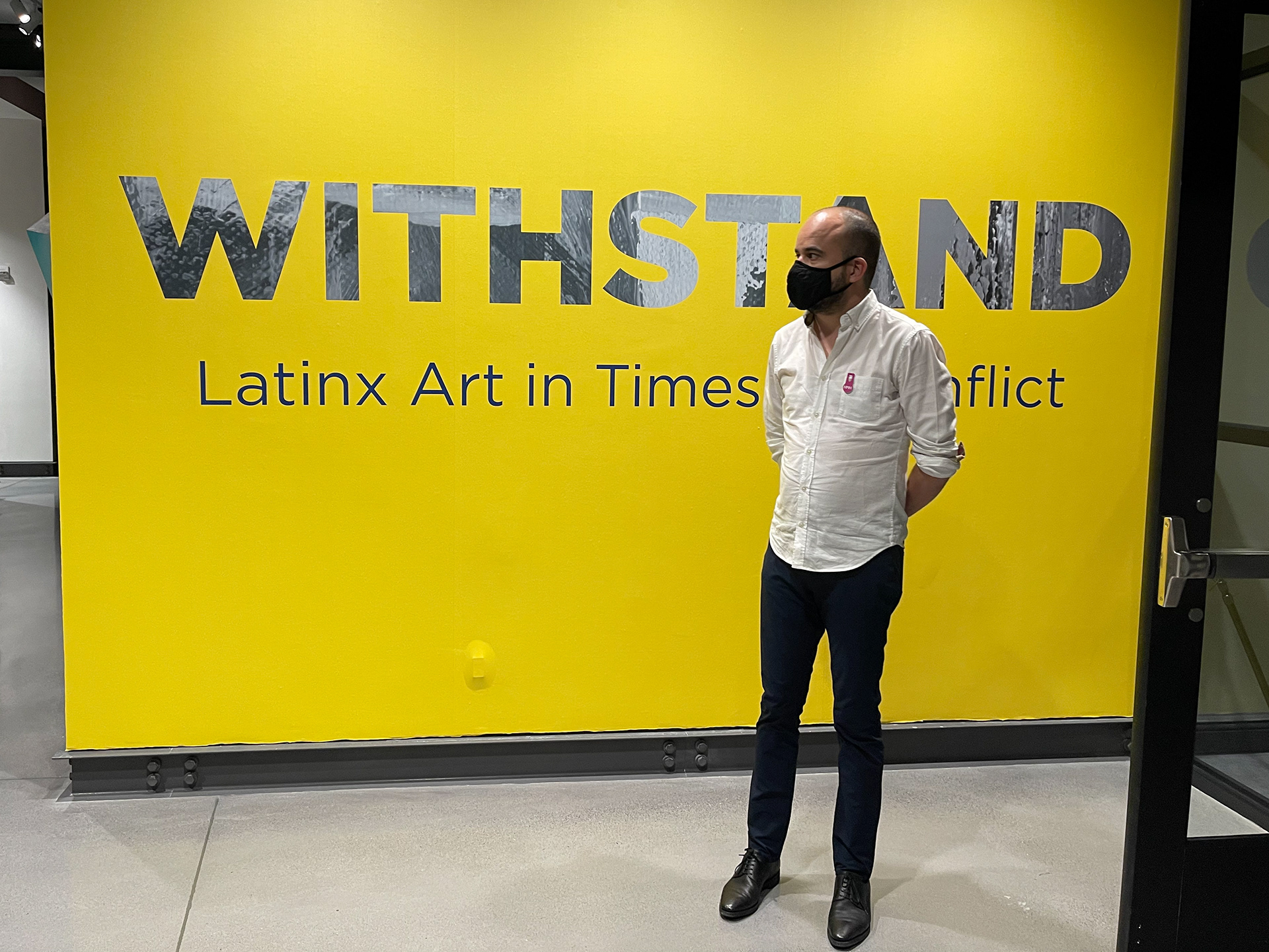 Director Alejandro Sescosse at the Exhibition Opening