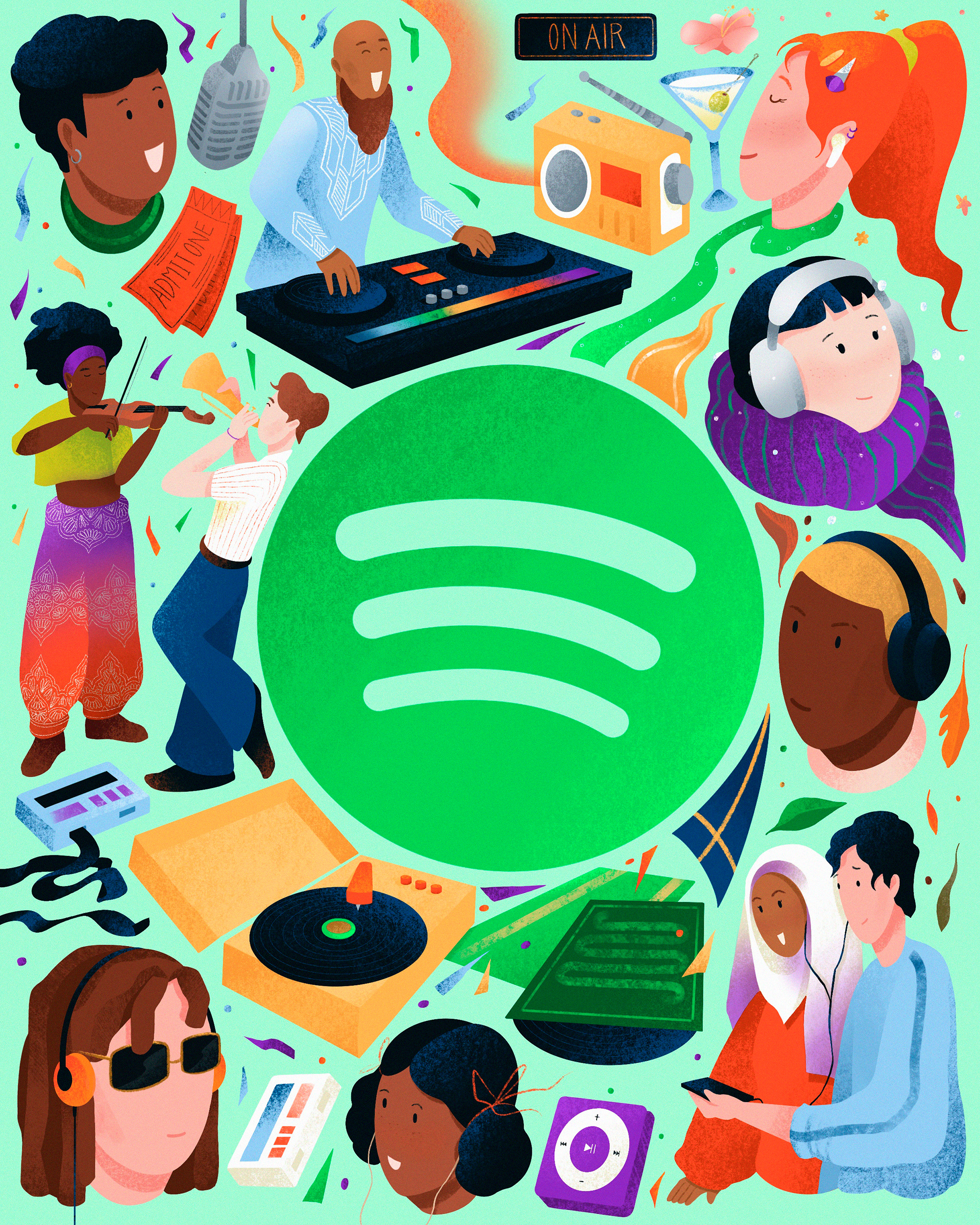 "Tune In with Spotify Premium"