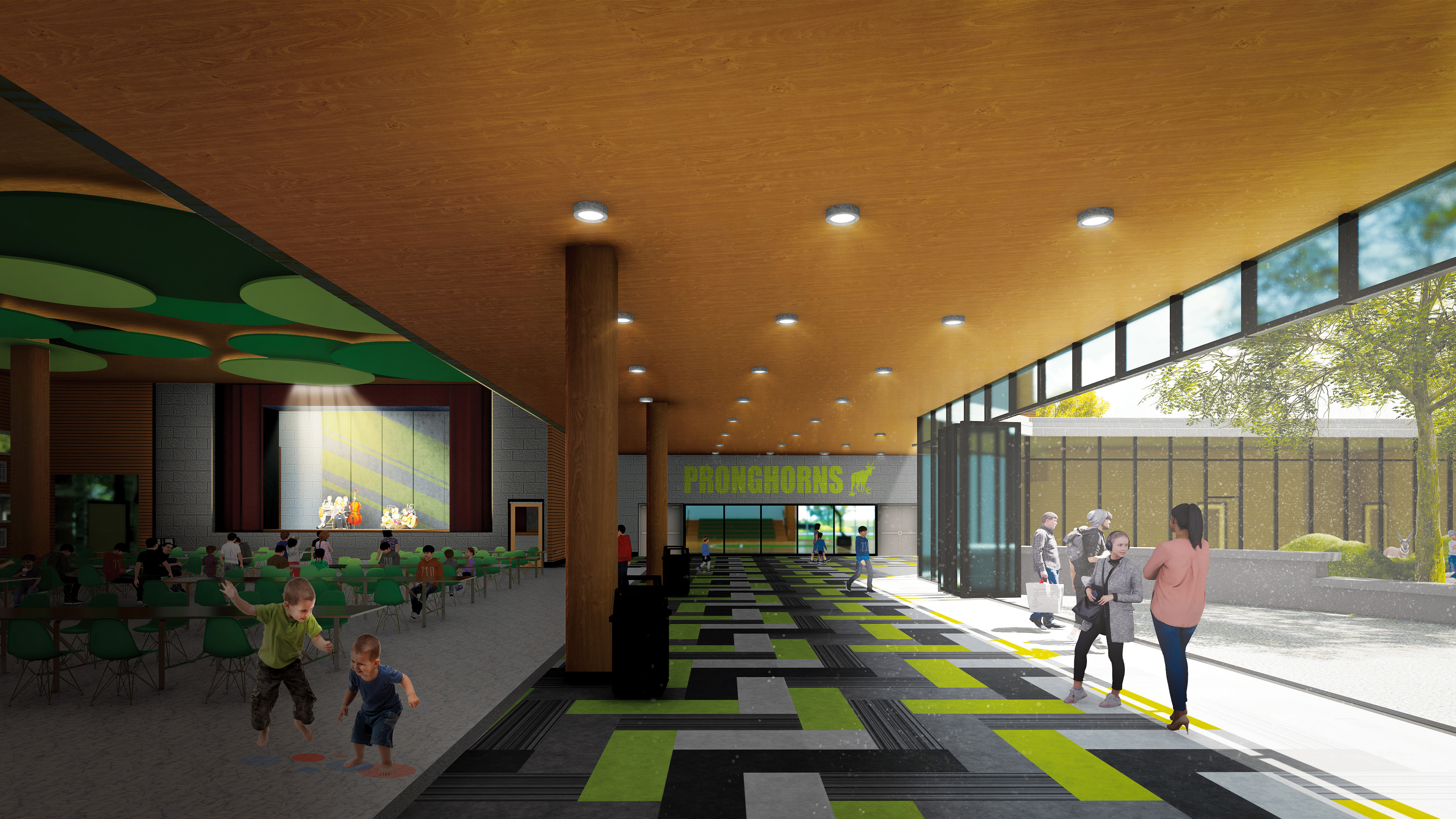 Cafeteria Render