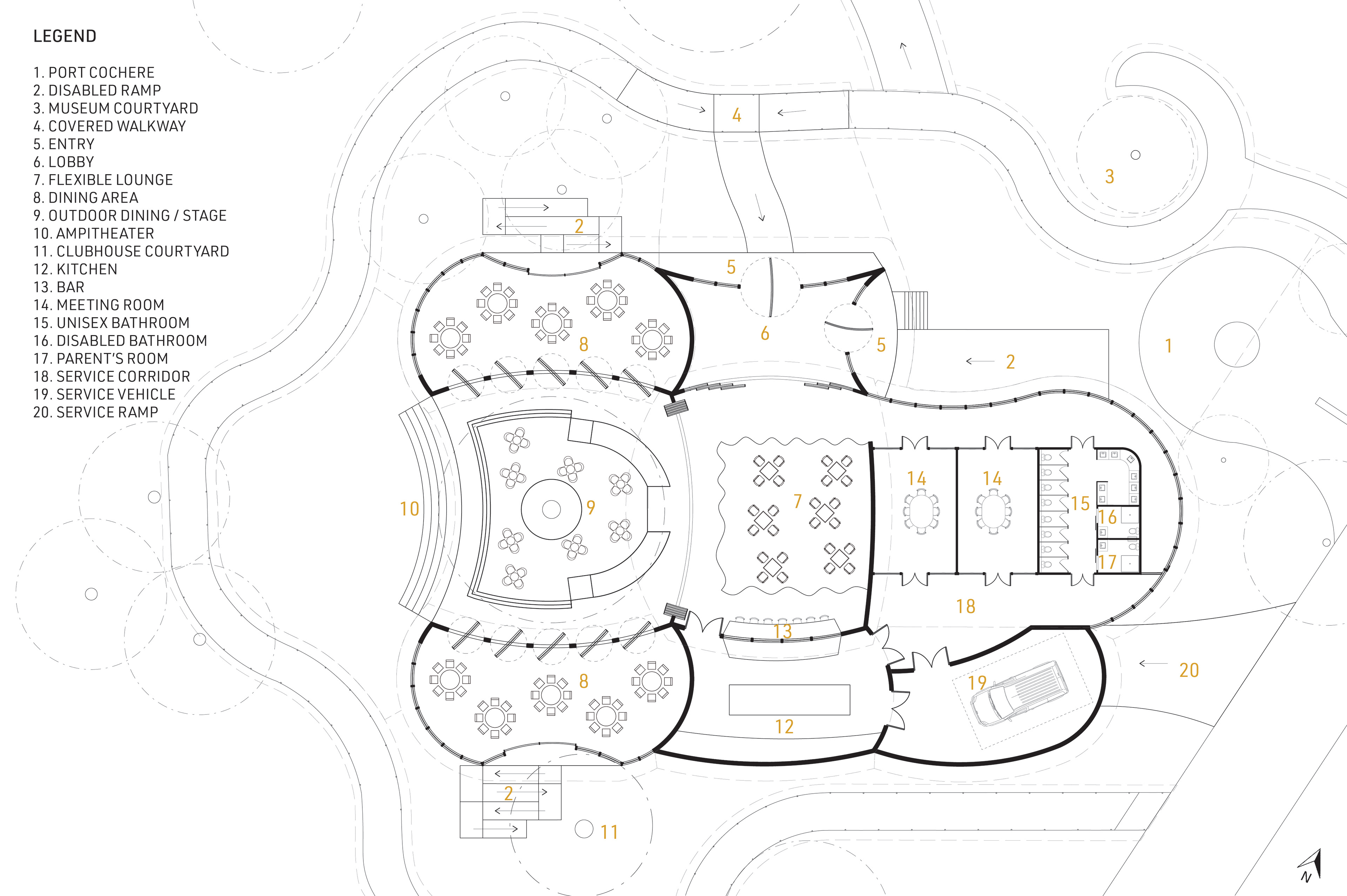 CLUBHOUSE FLOOR PLAN