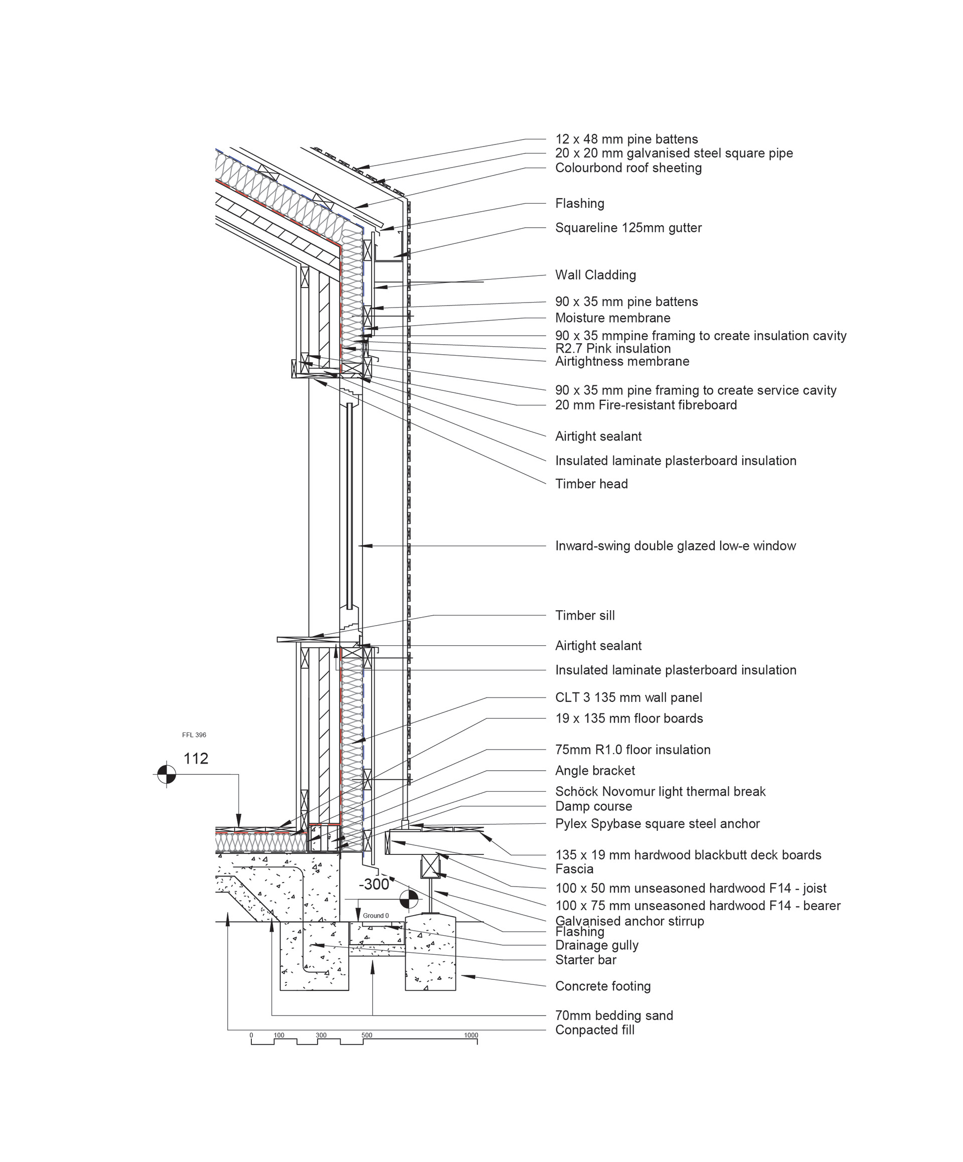 BUILDING SKIN DETAIL SECTION