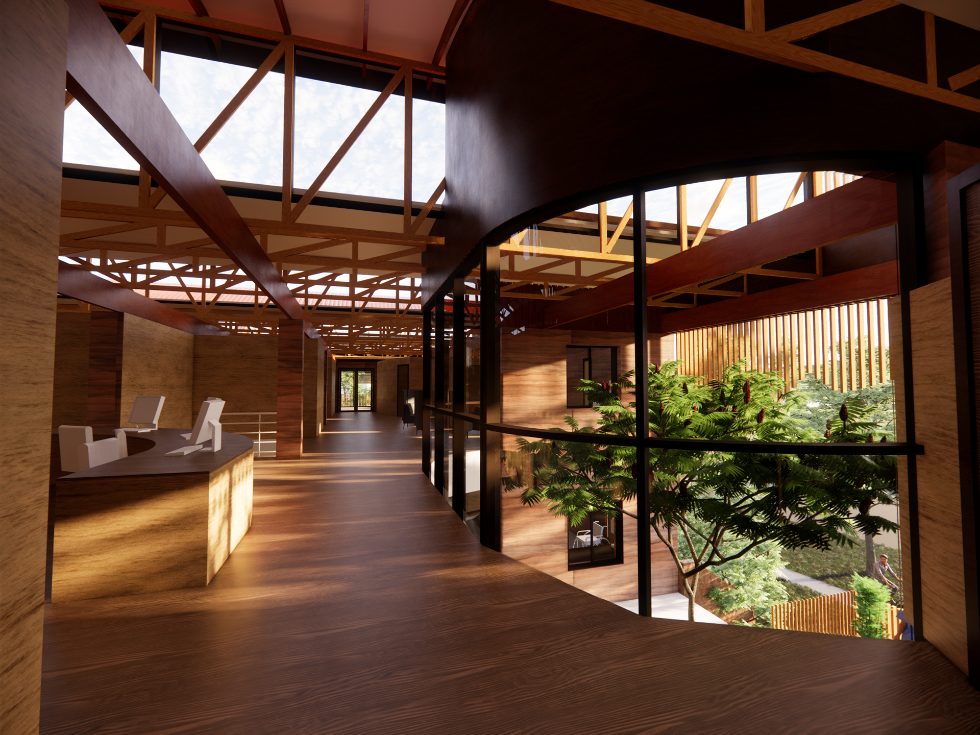 LEVEL 1 HALLWAY