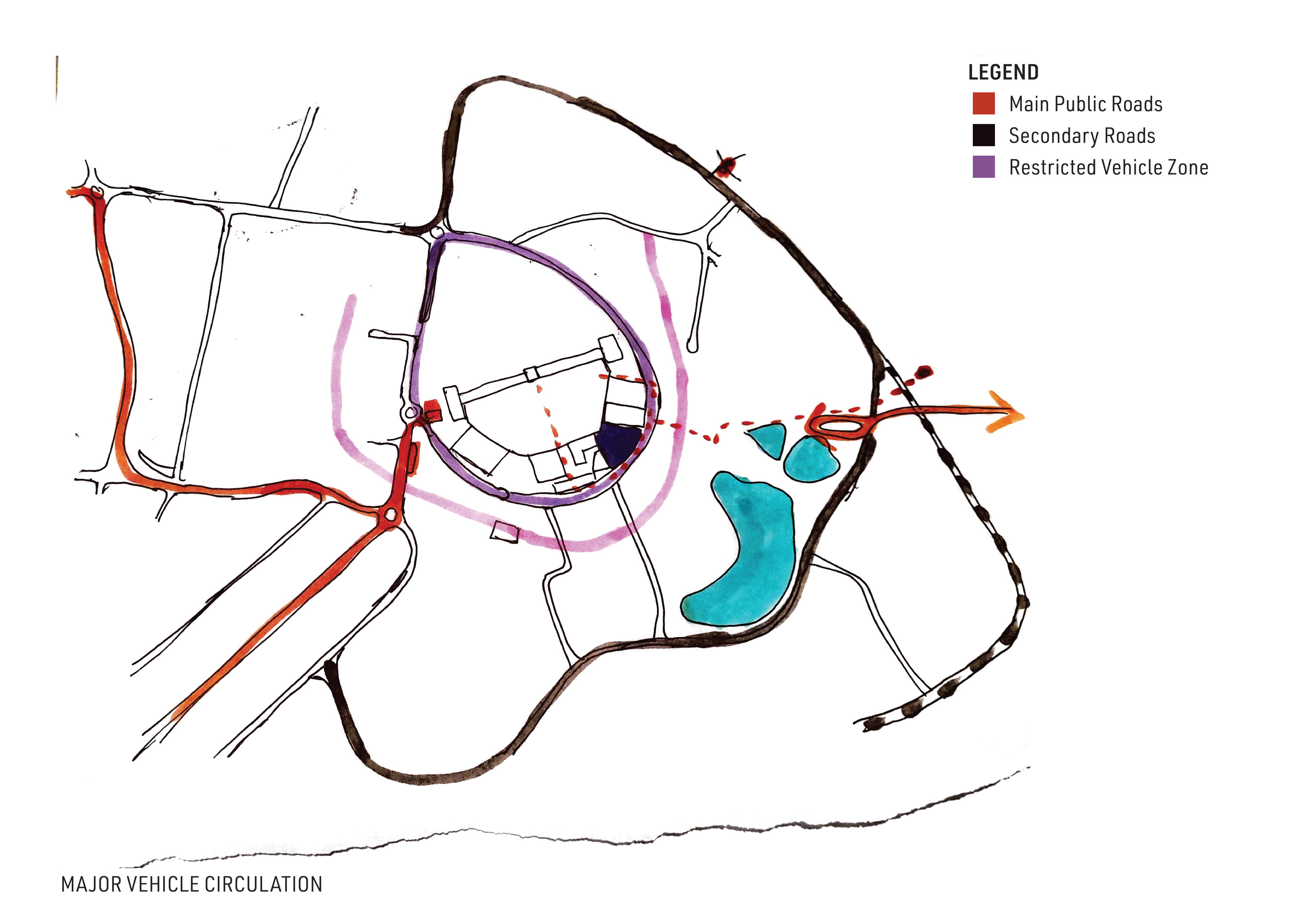 MAJOR VEHICLE CIRCULATION