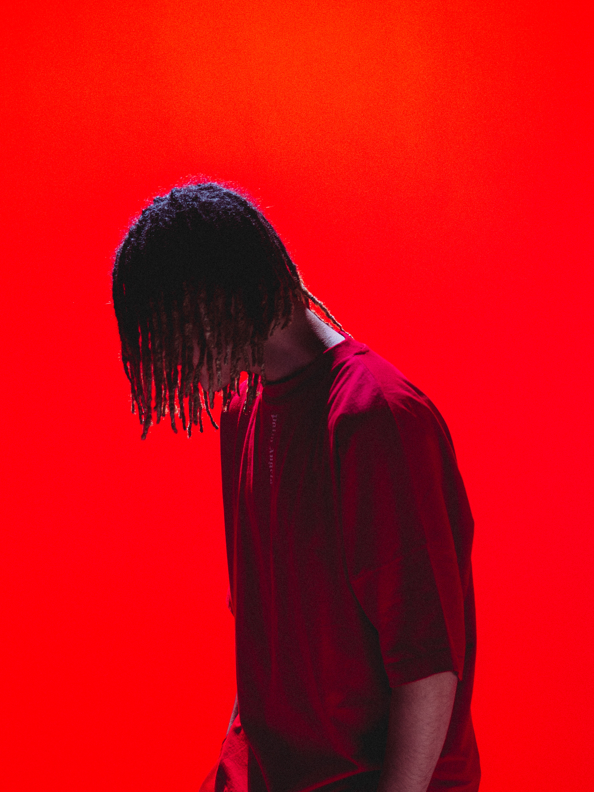 Yssi SB during the shooting of a music video in Amsterdam.