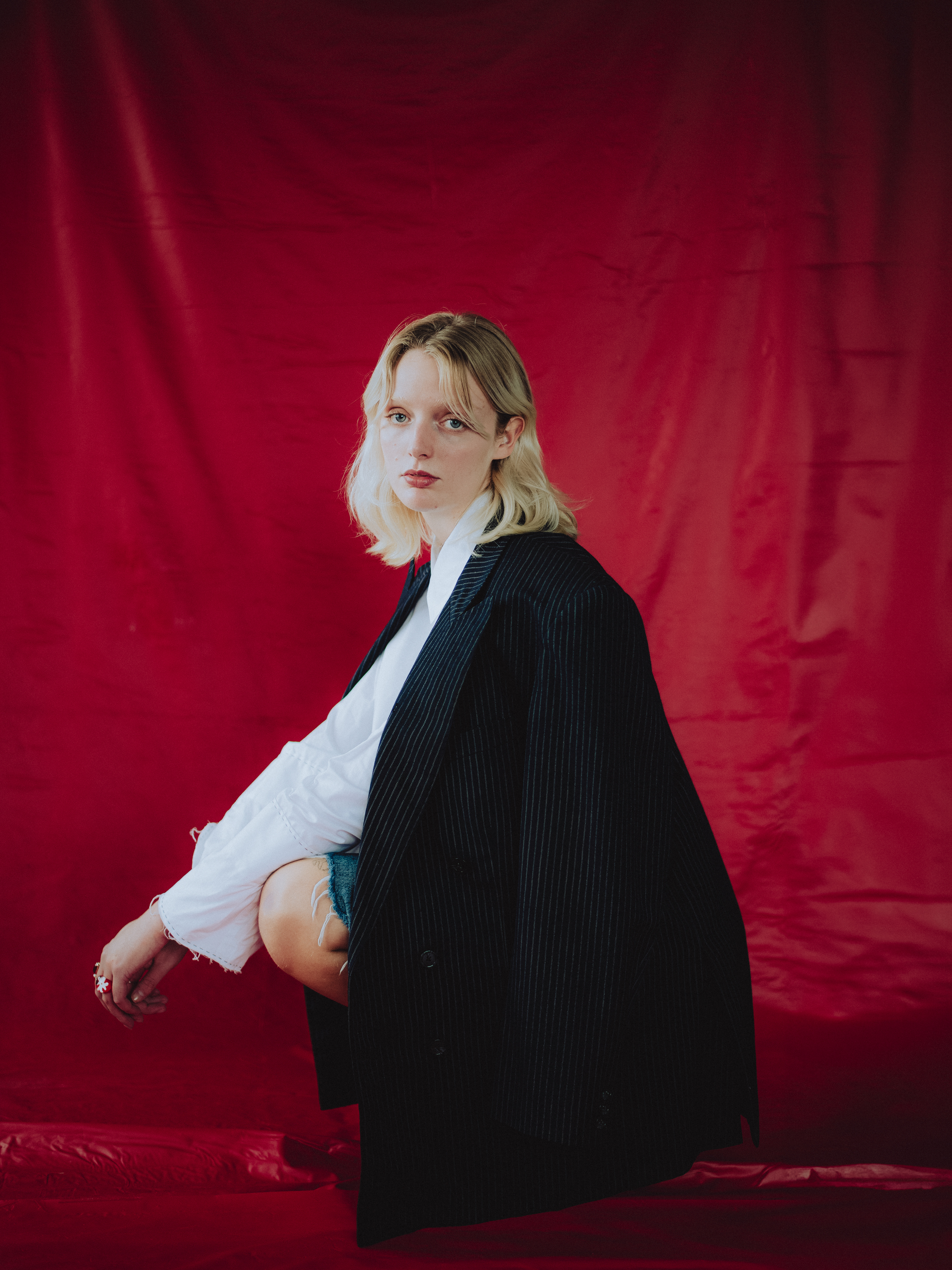 Jorijn in the Cellar Agency studio in Utrecht. October, 2023.