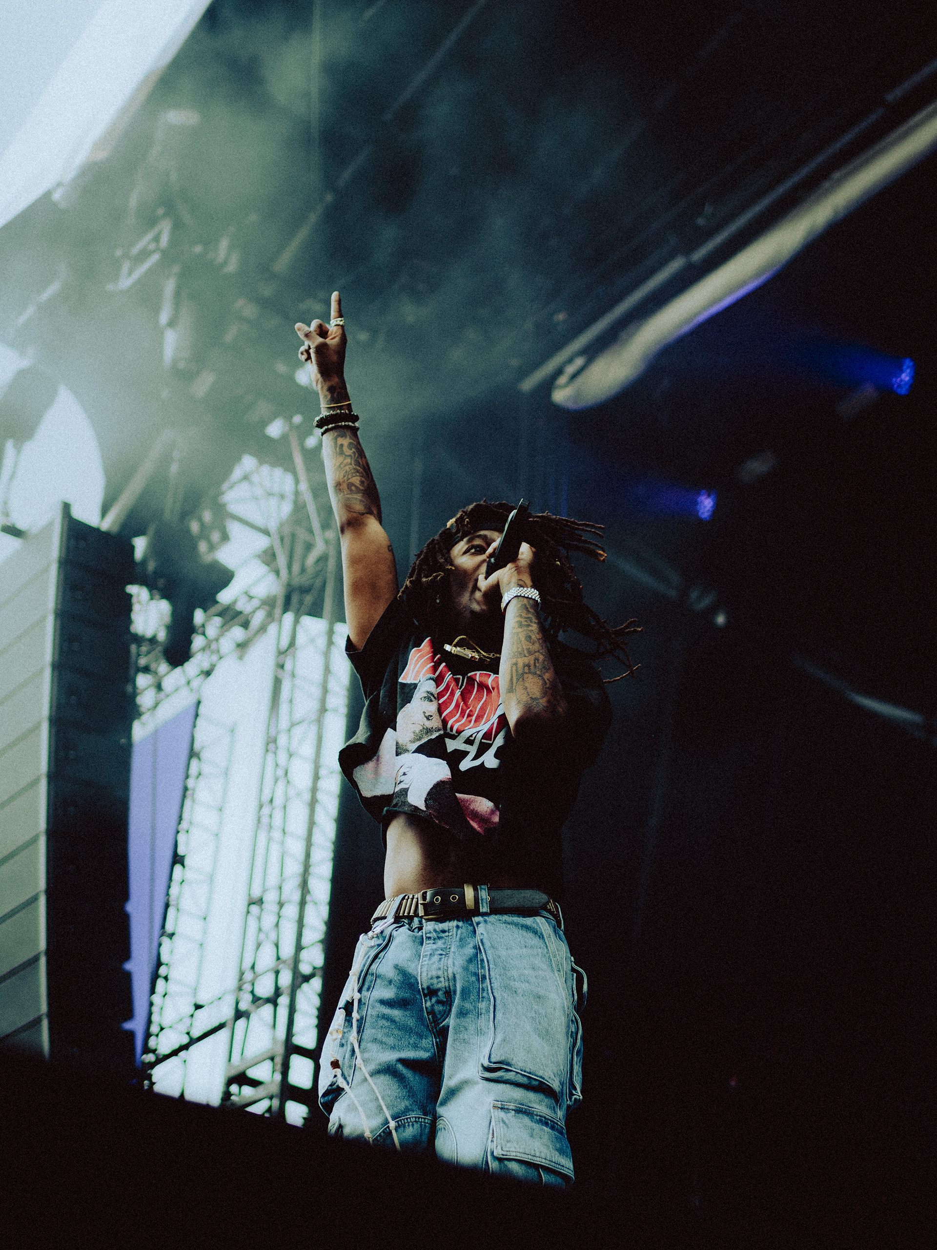 JID at Rolling Loud Rotterdam, 2023.