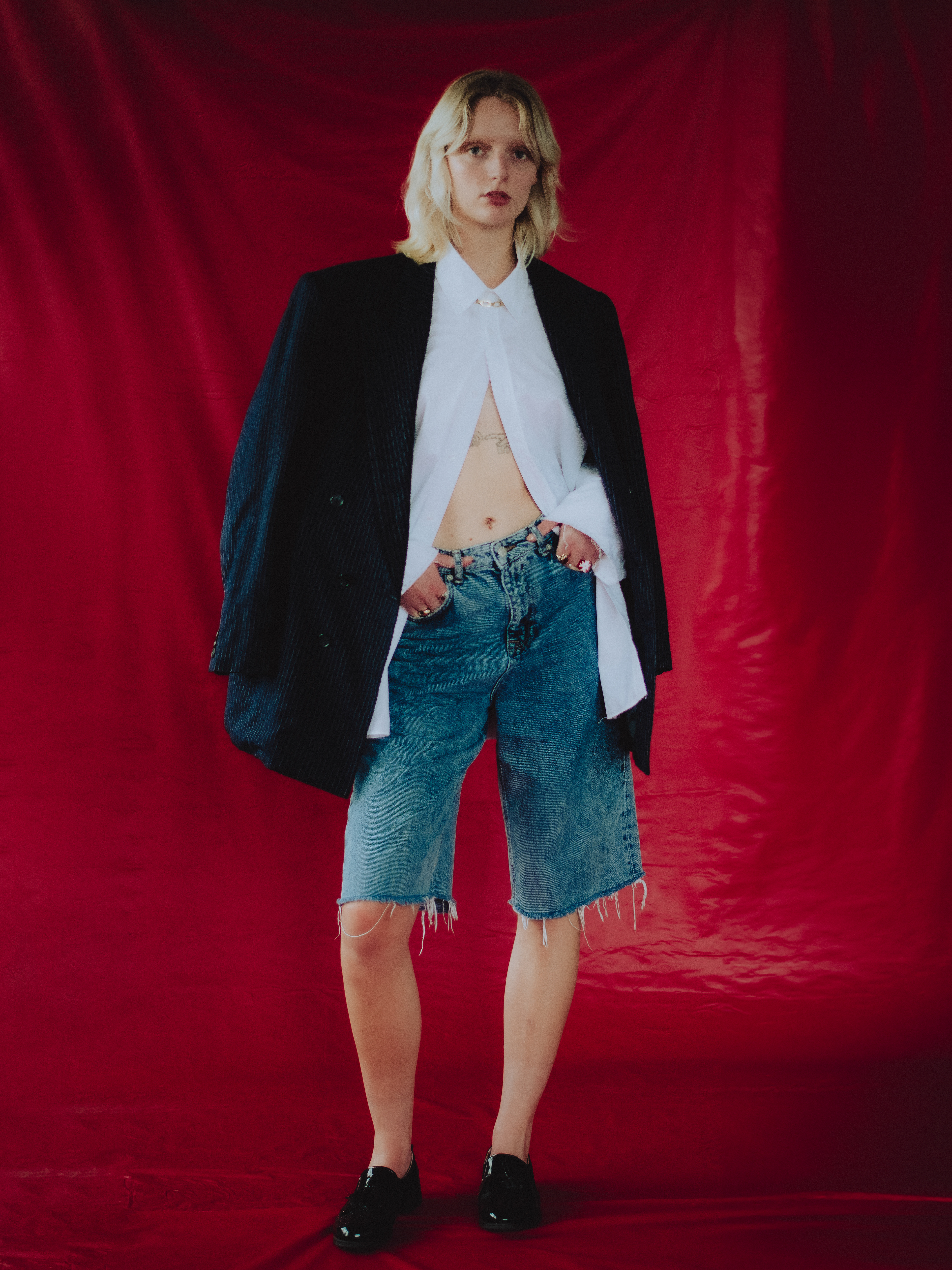 Jorijn in the Cellar Agency studio in Utrecht. October, 2023.