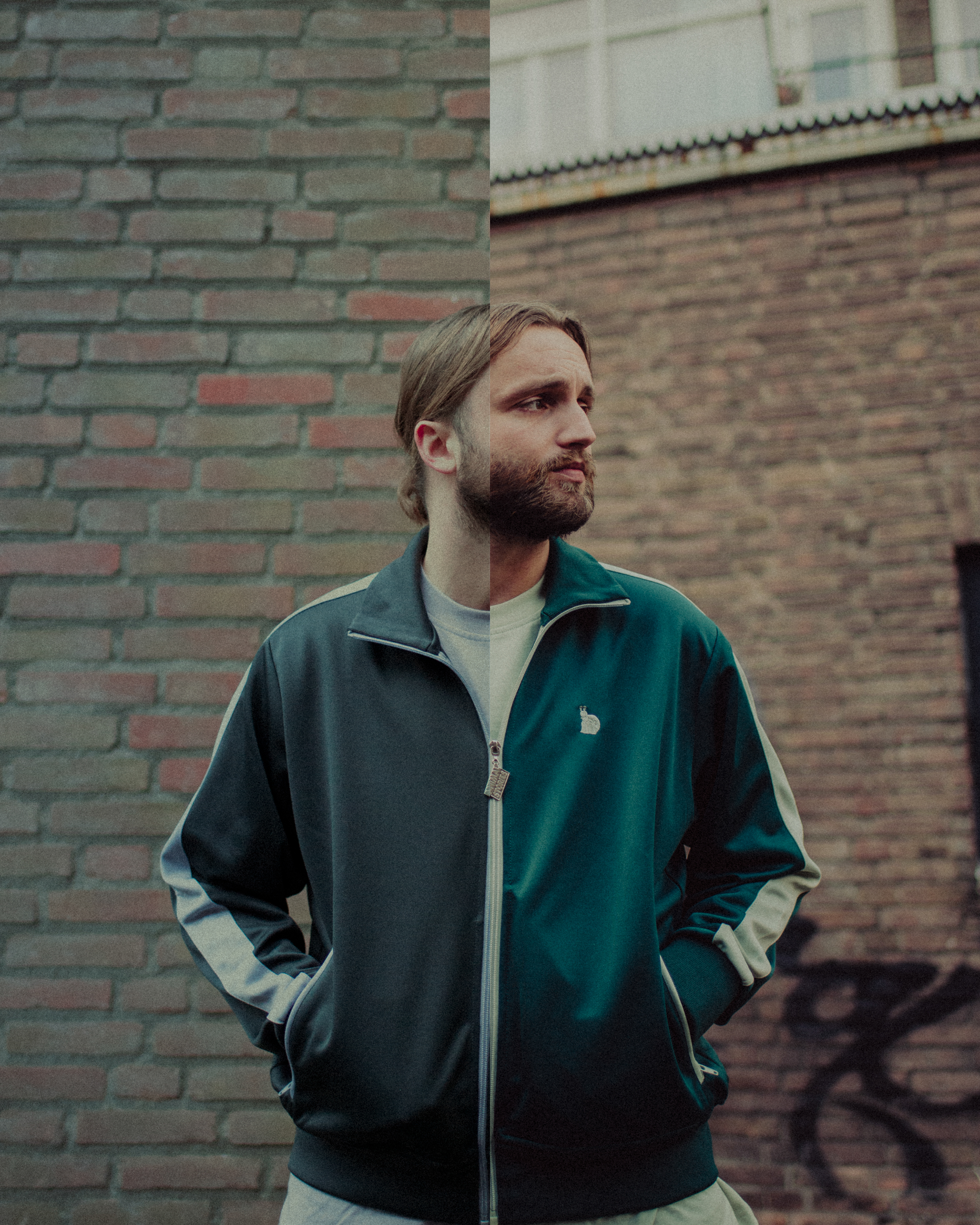 Kevin in his tracksuits for Animal Stories.