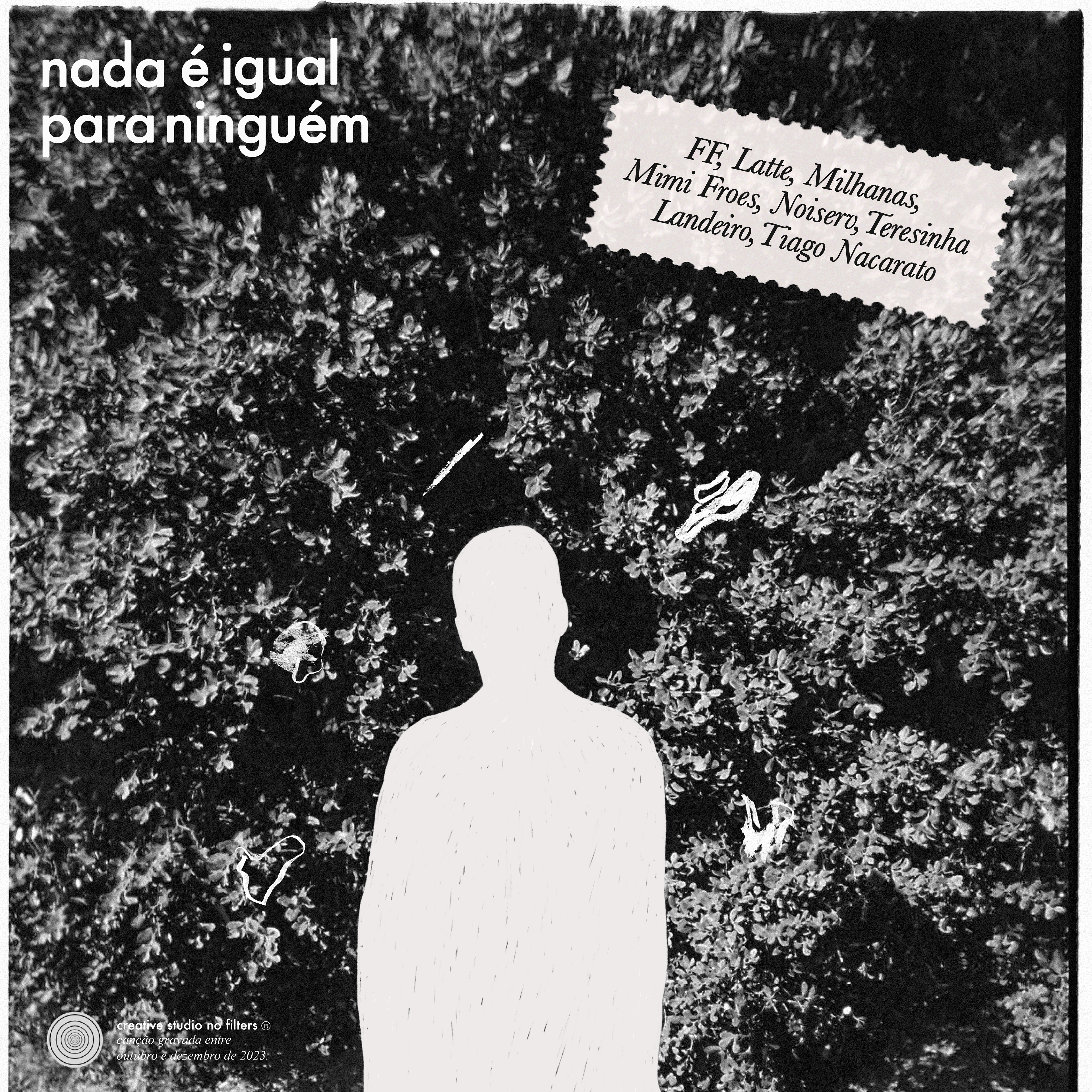capa do single 'Nada é Igual a Ninguém' de vários artistas para o Creative Studio.