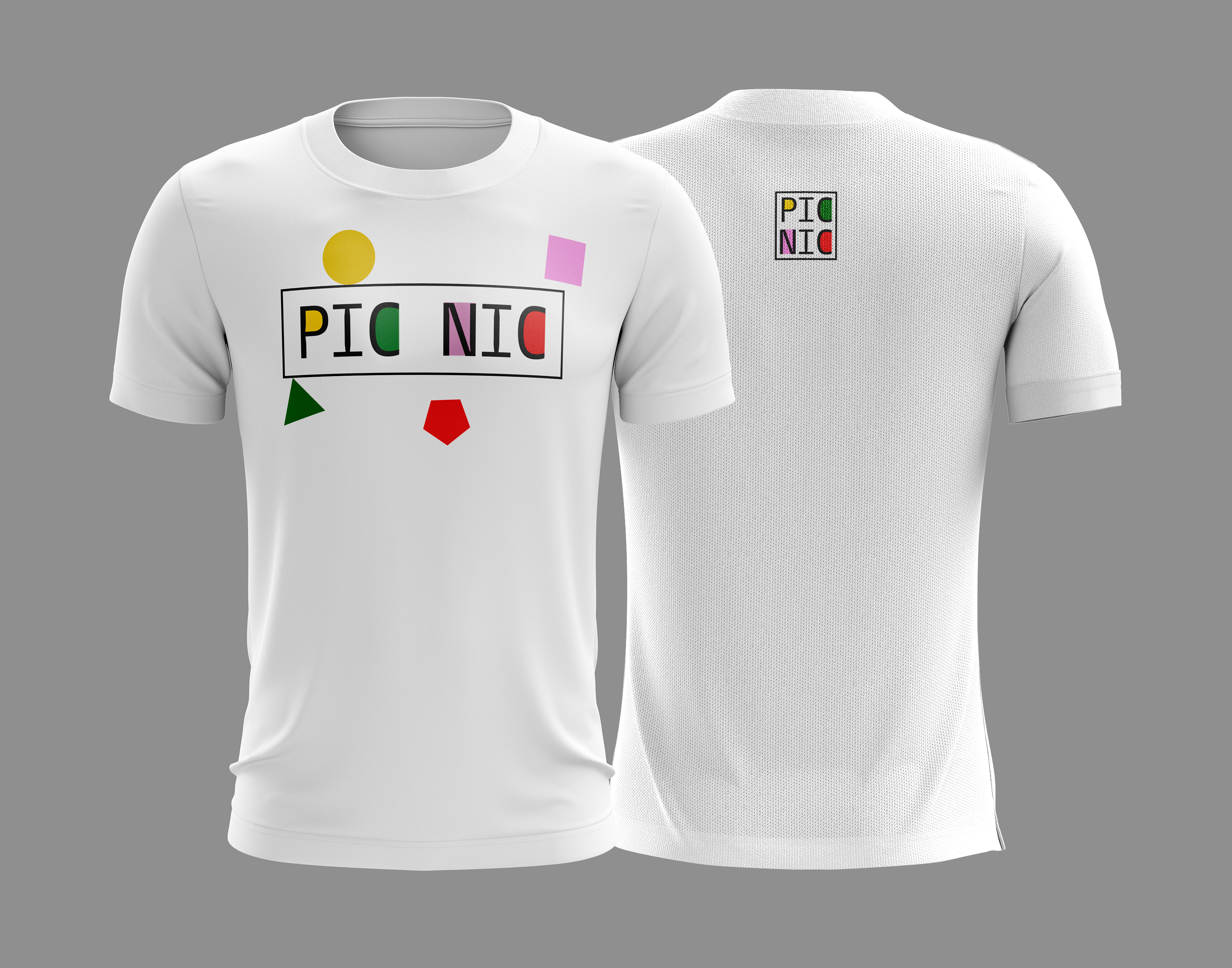 Mockup Camisa para os músicos do evento