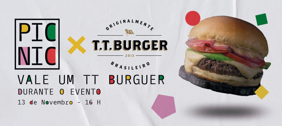 Arte para vaucher promocional do evento
