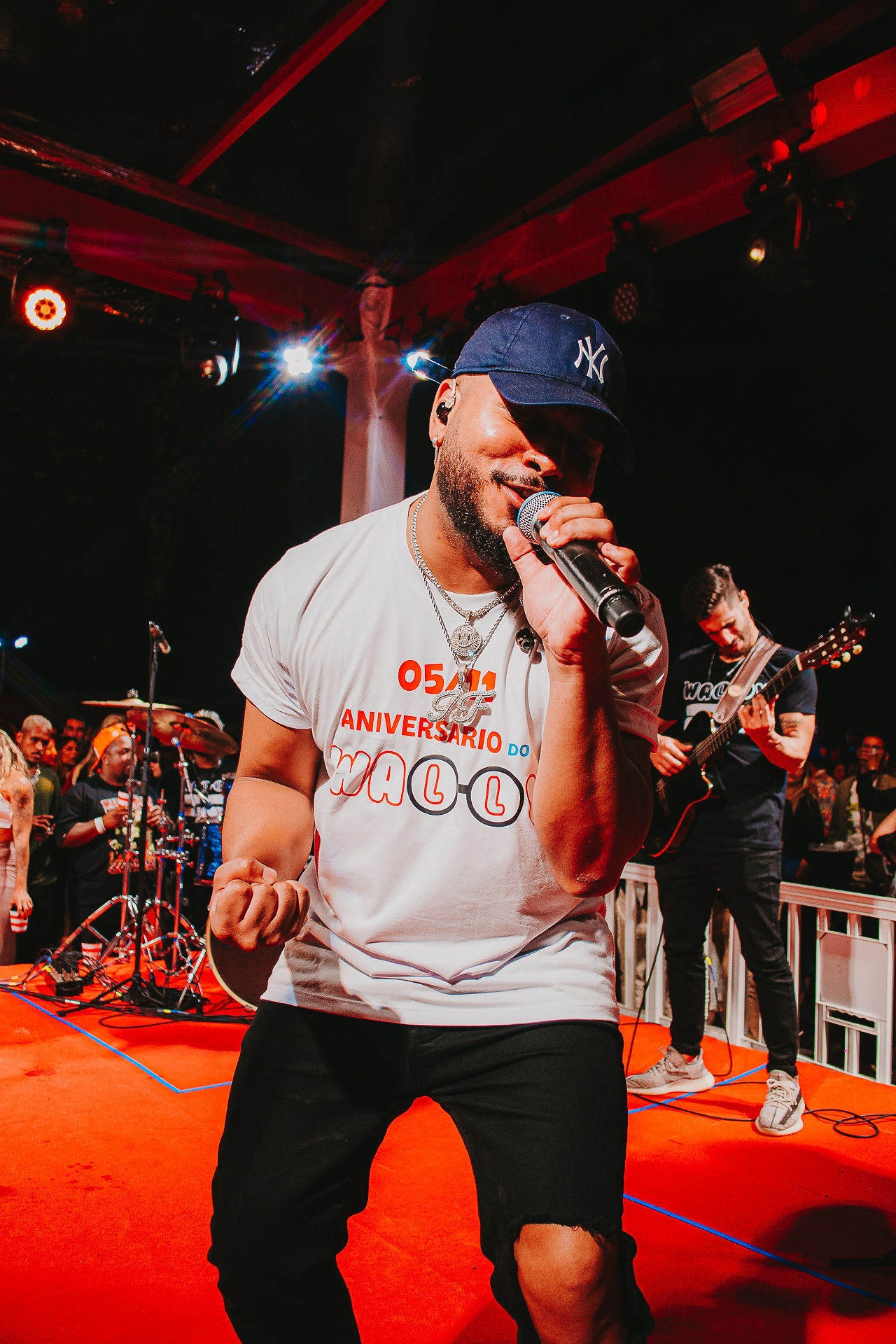 Camisa para os músicos do evento