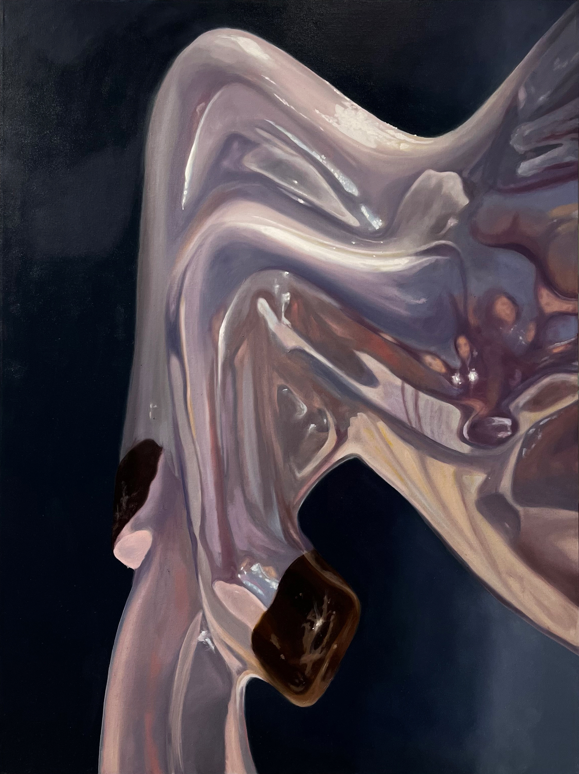 Untitled (Unicorn) from "In Company" Series 2024, 36"x48", Oil on Canvas